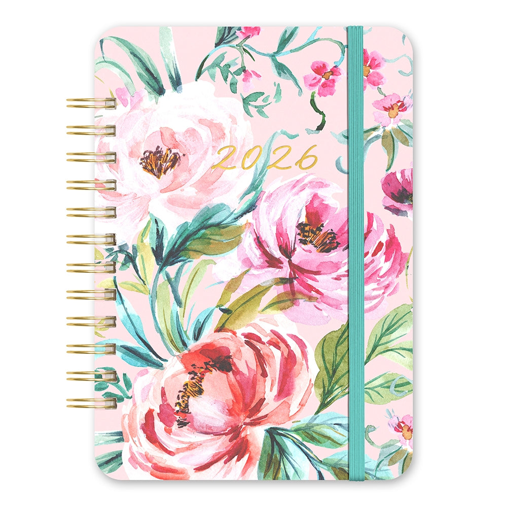 2026 Bella Flora Do It All - 17-Month Monthly & Weekly Diary/Planner