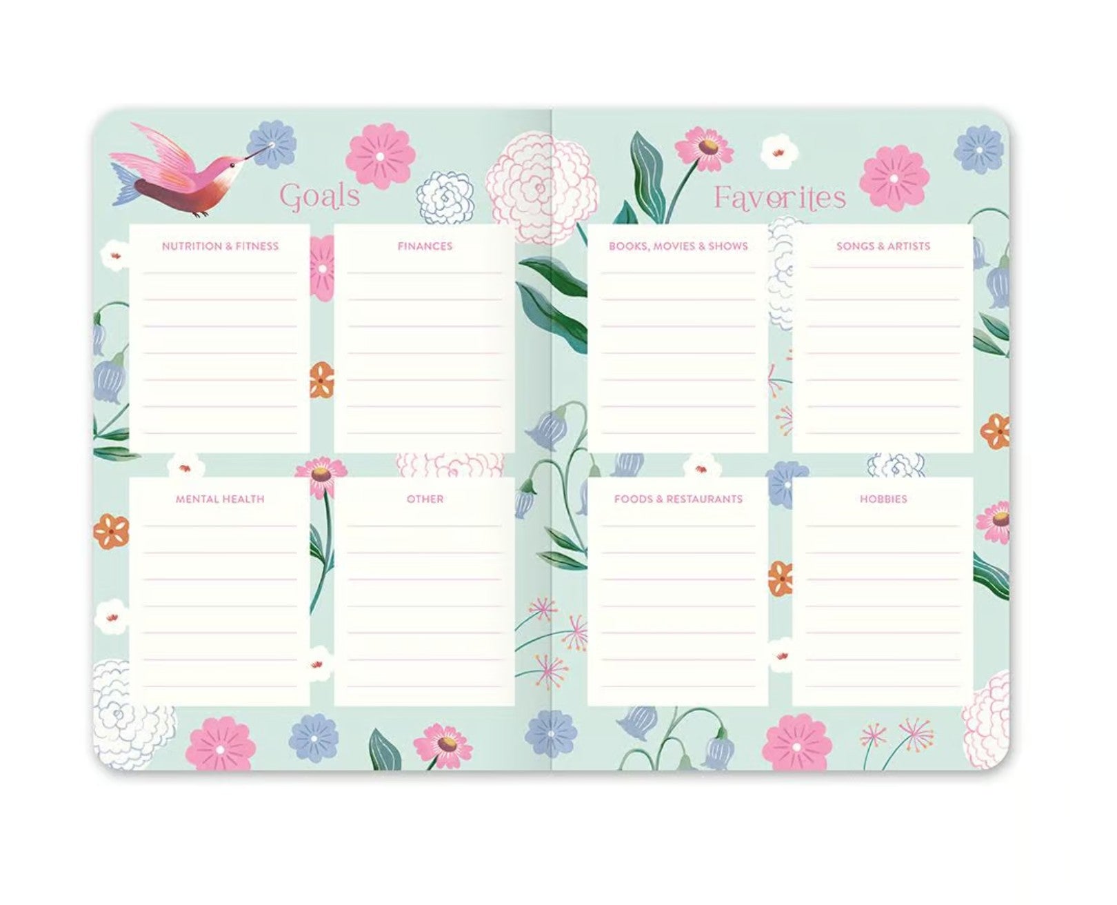 2026 Birds & Bloom - 17-Month Monthly Pocket Diary/Planner
