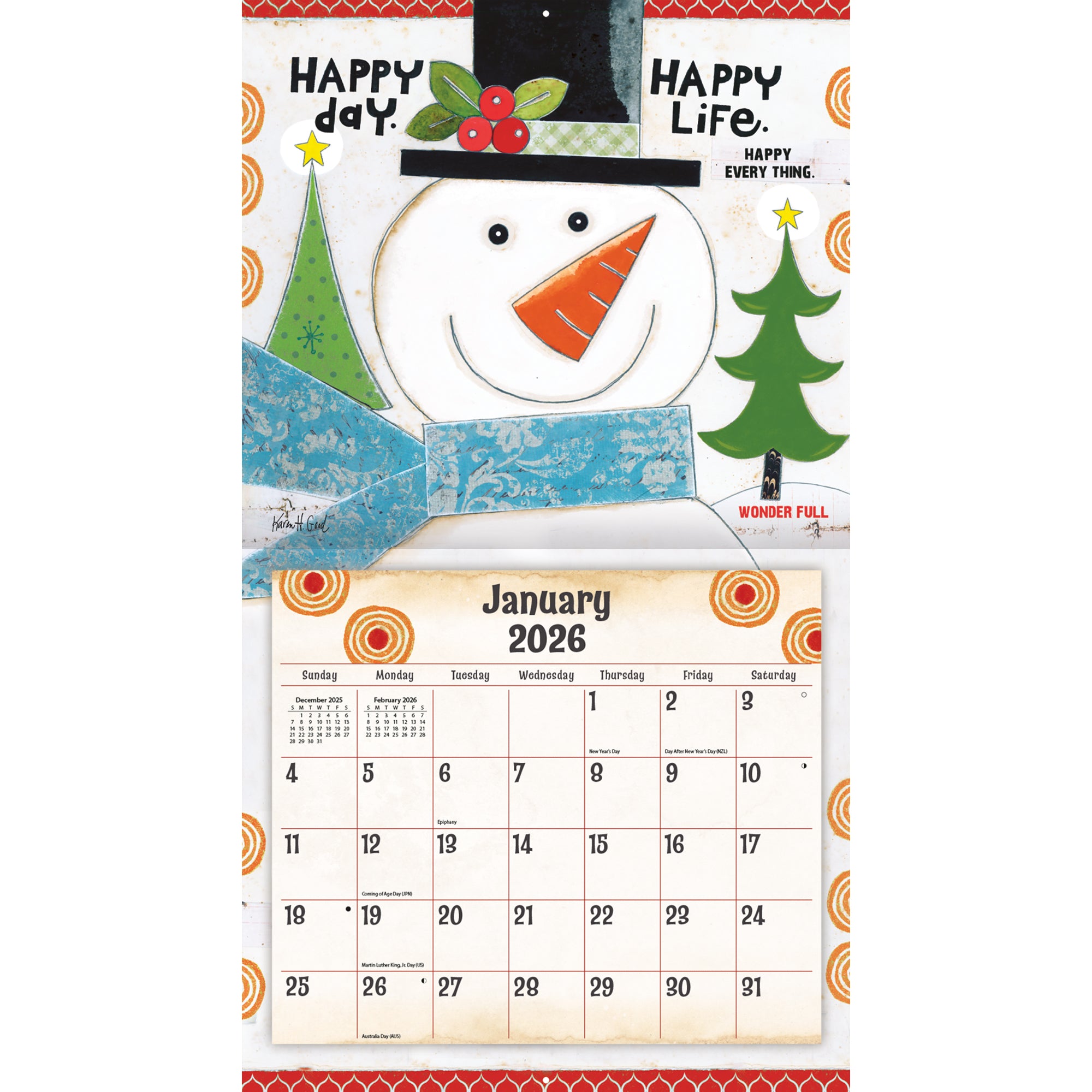 2026 LANG Simple Life™ - Deluxe Wall Calendar