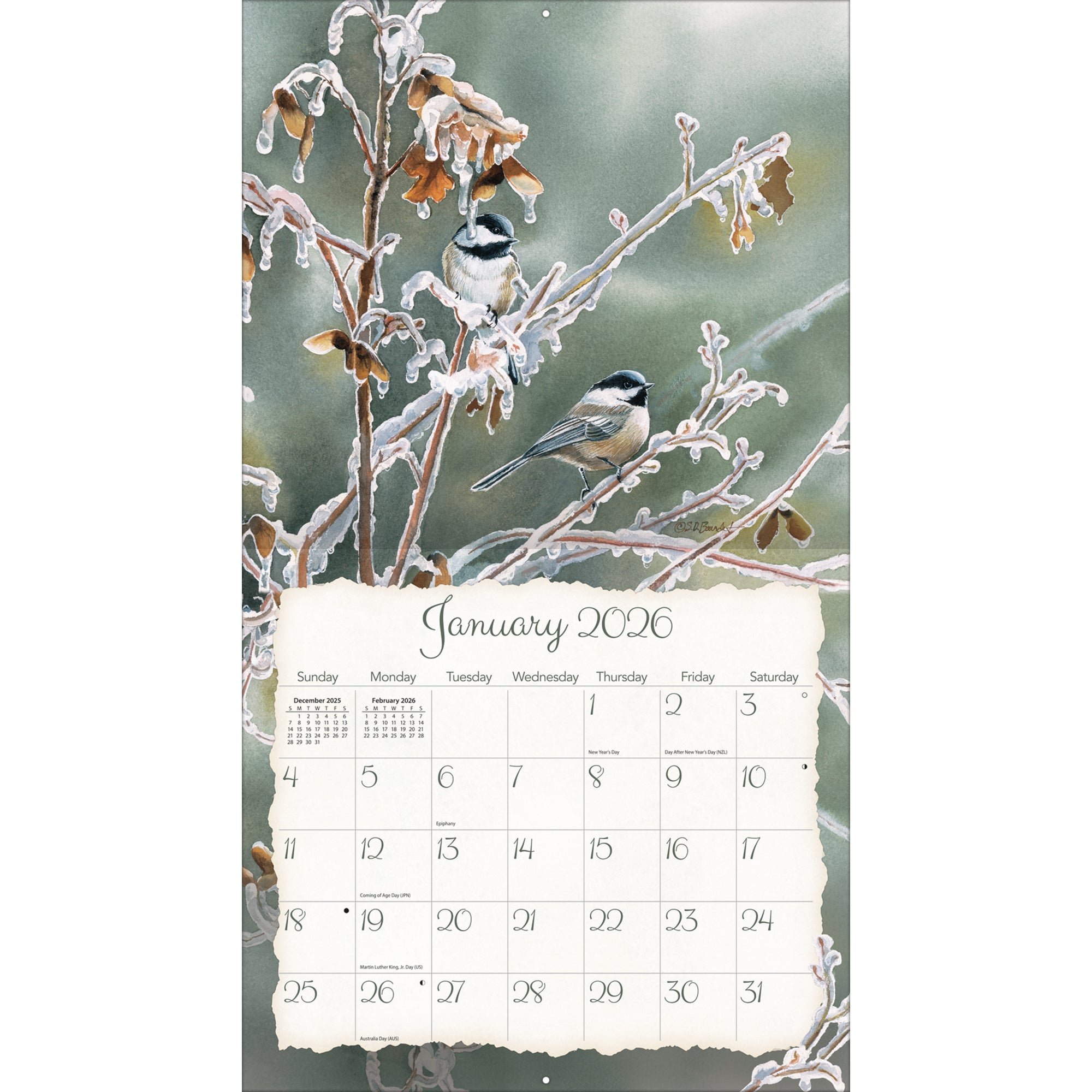 2026 LANG Songbirds™ - Deluxe Wall Calendar