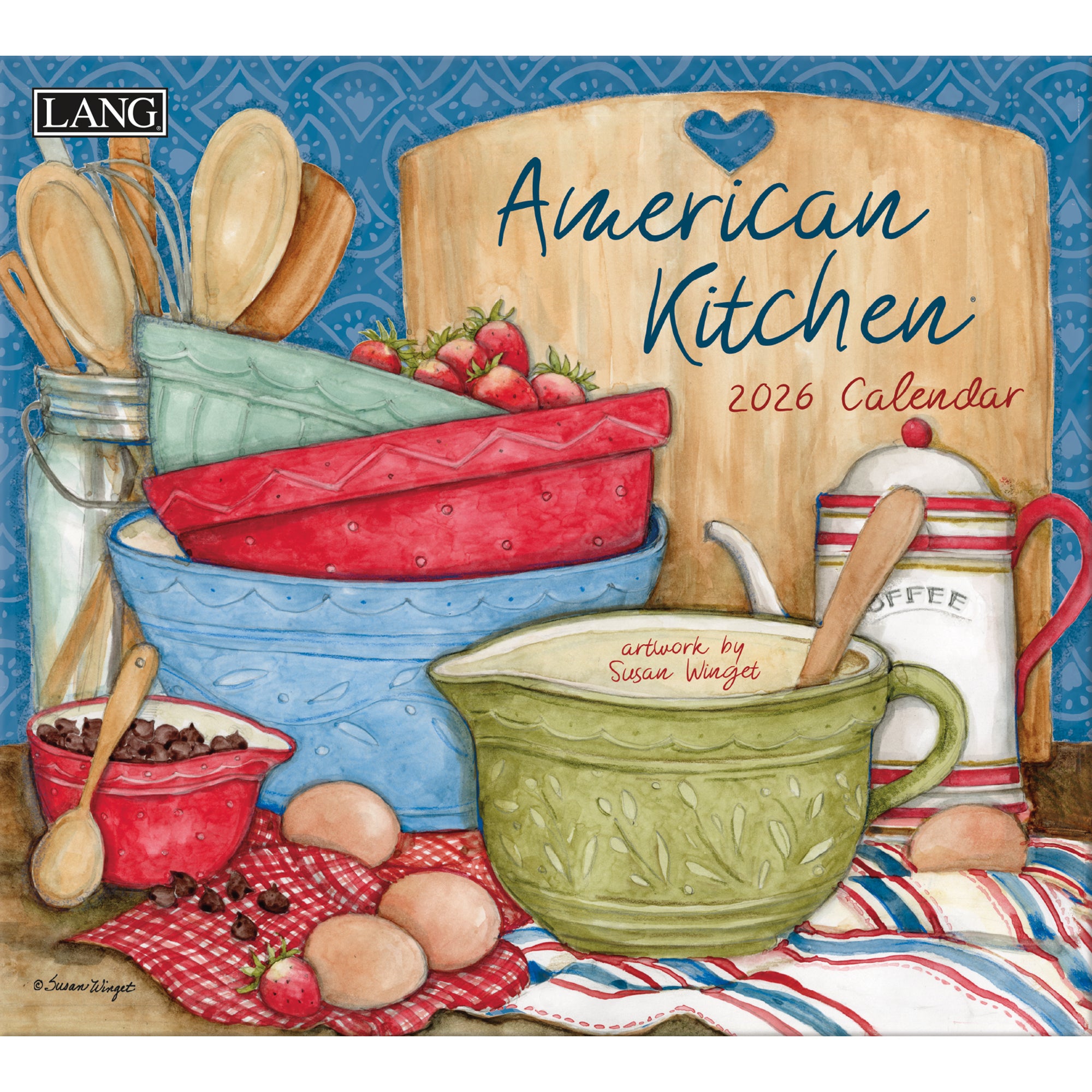 2026 LANG American Kitchen - Deluxe Wall Calendar
