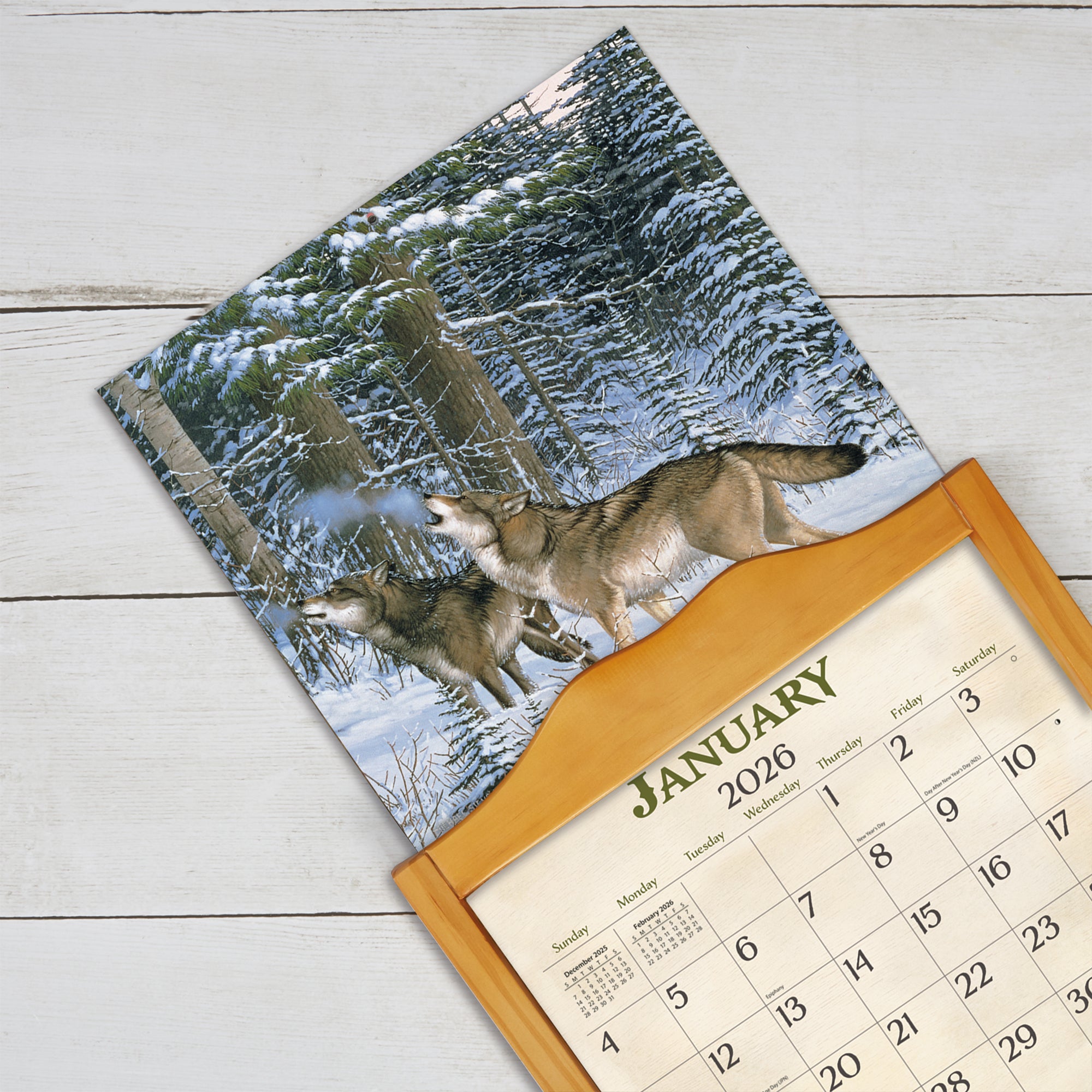 2026 LANG Beyond The Woods - Deluxe Wall Calendar