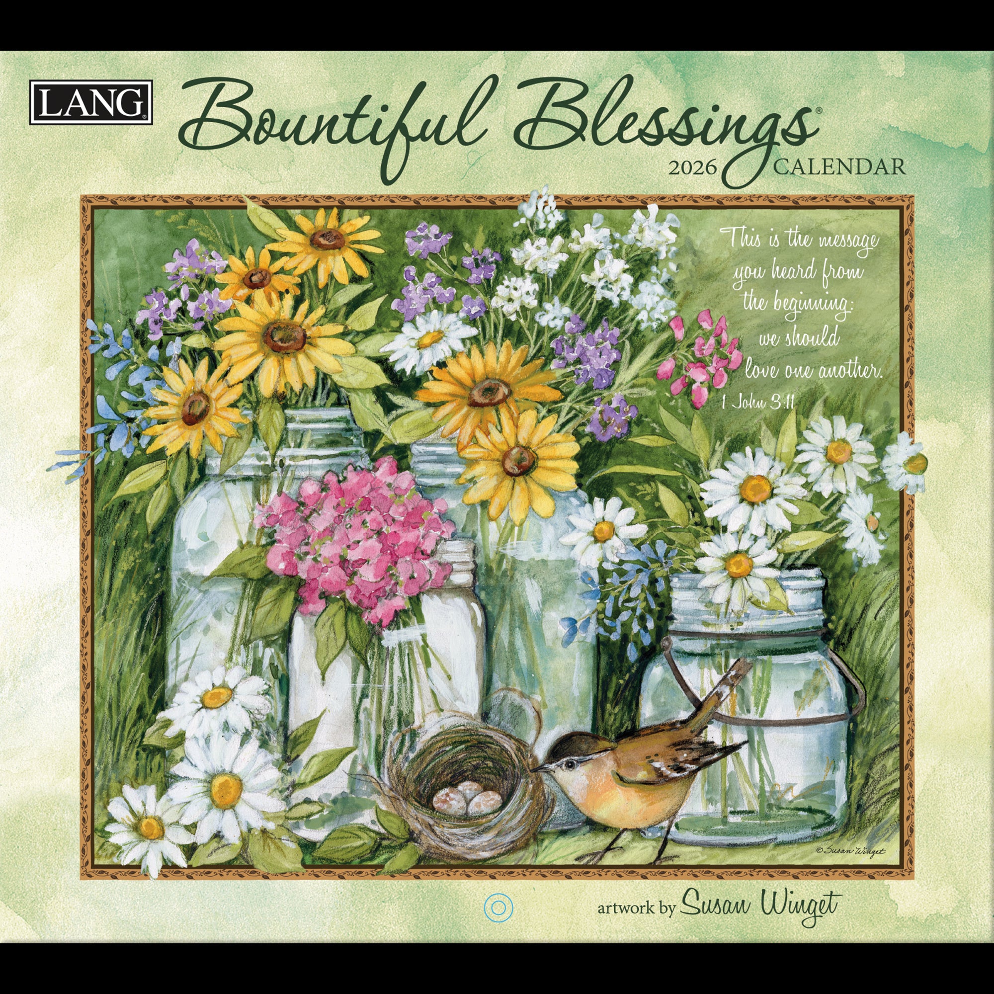 2026 LANG Bountiful Blessings™ - Deluxe Wall Calendar