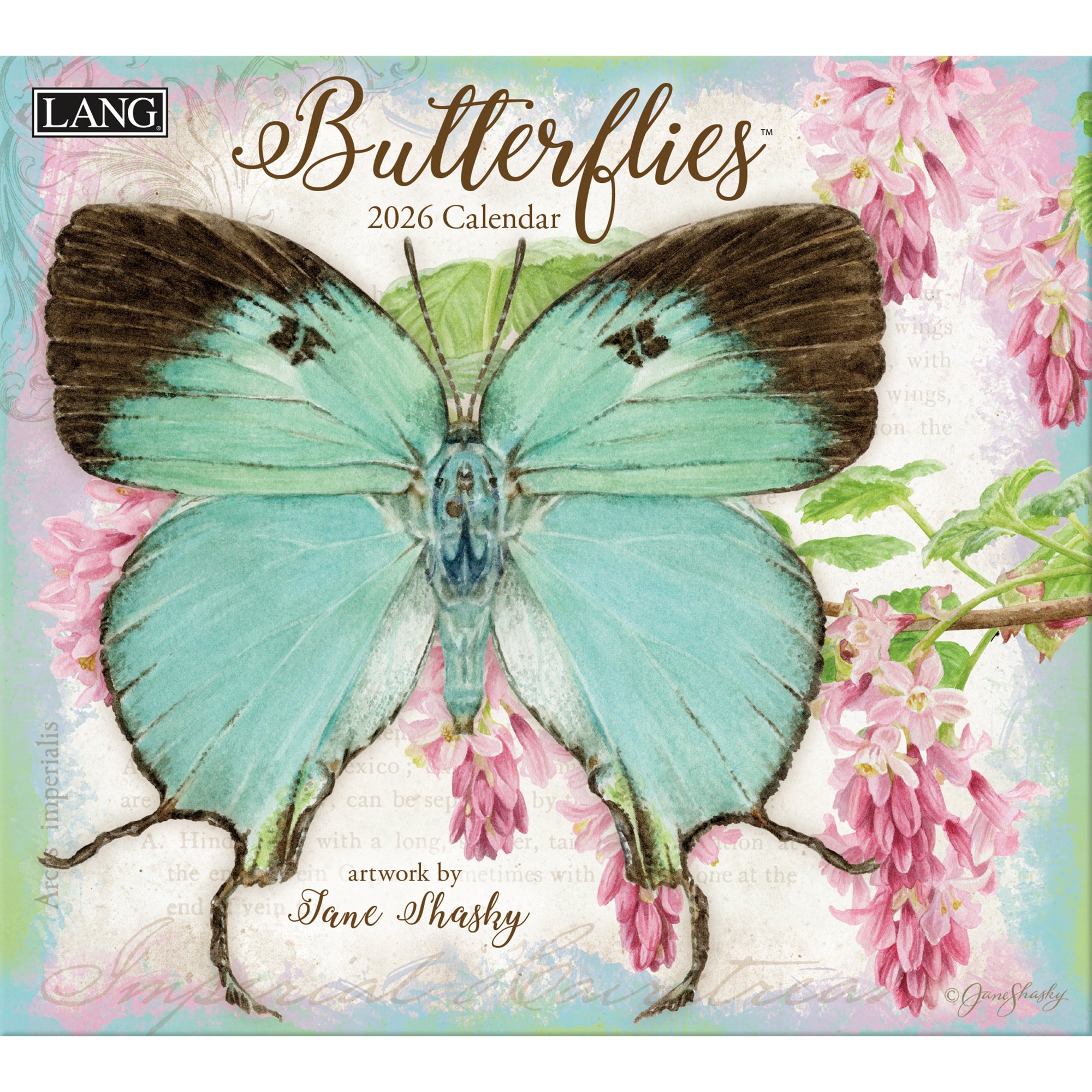 2026 LANG Butterflies - Deluxe Wall Calendar
