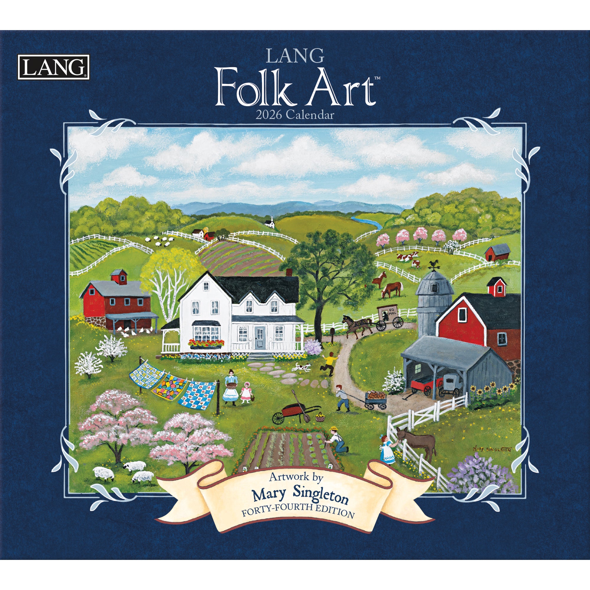 2026 LANG Folk Art™ - Deluxe Wall Calendar