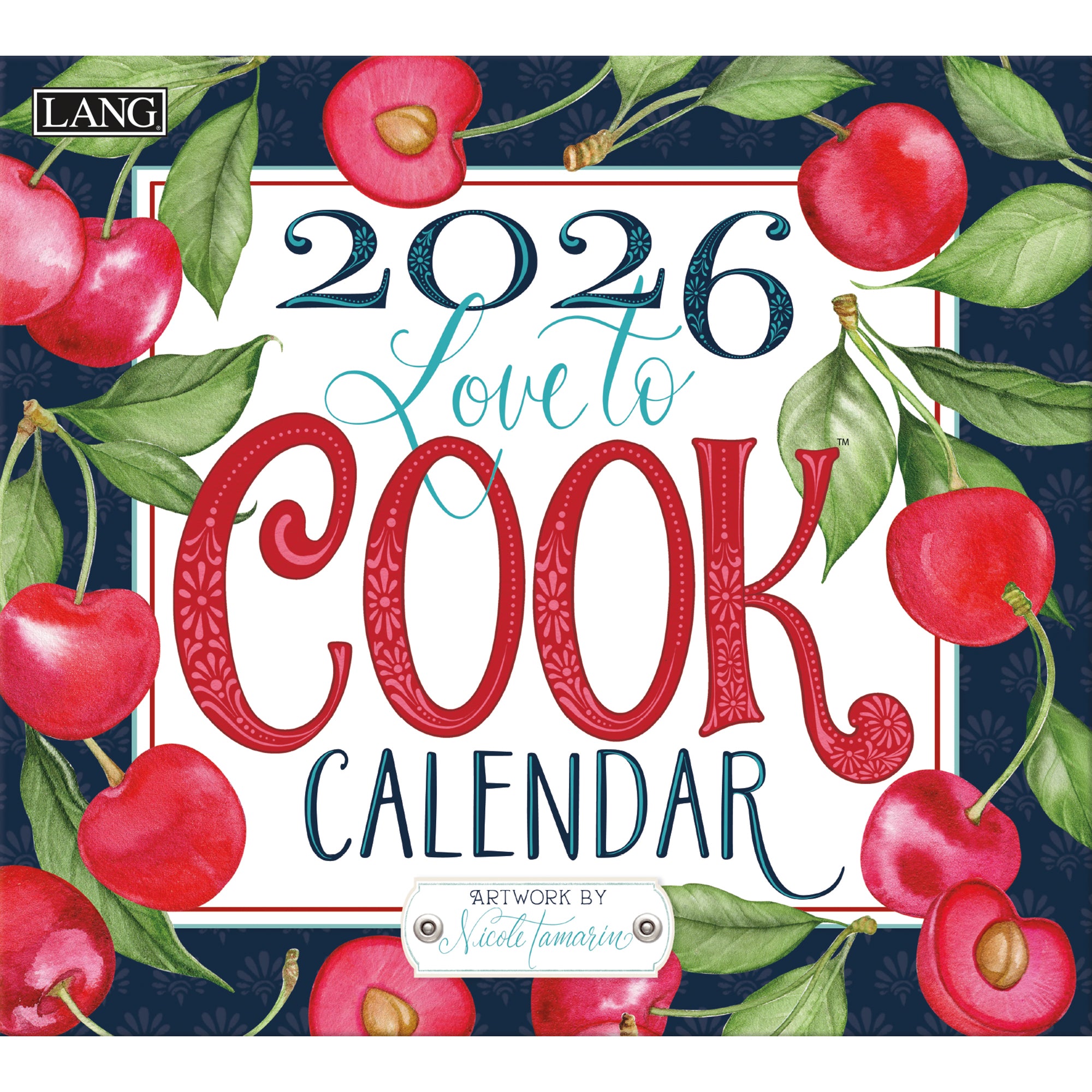 2026 LANG Love To Cook - Deluxe Wall Calendar