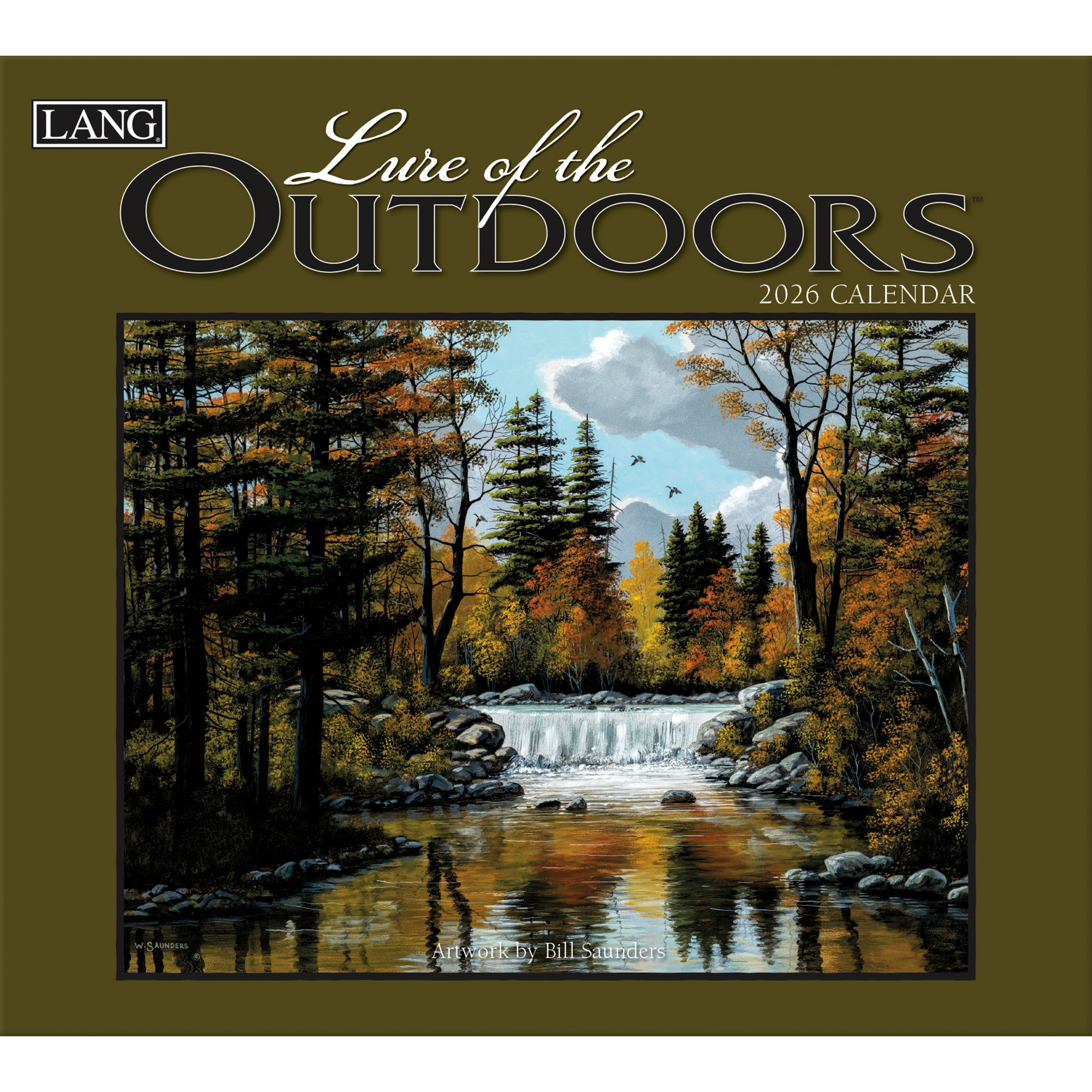 2026 LANG Lure Of The Outdoors - Deluxe Wall Calendar