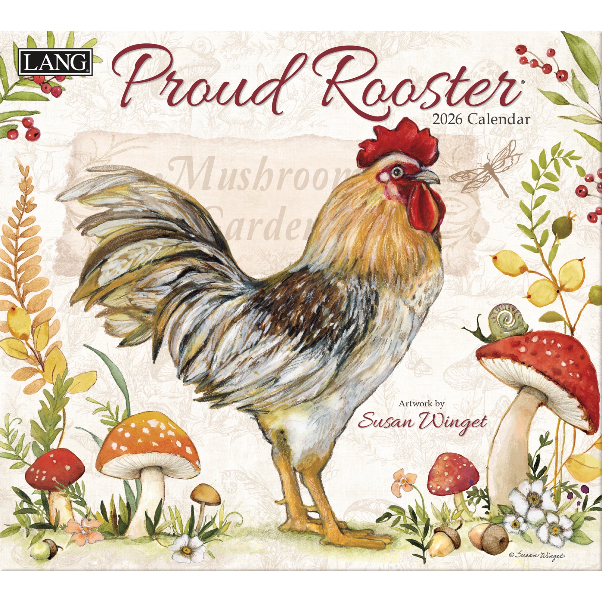 2026 LANG Proud Rooster™ - Deluxe Wall Calendar