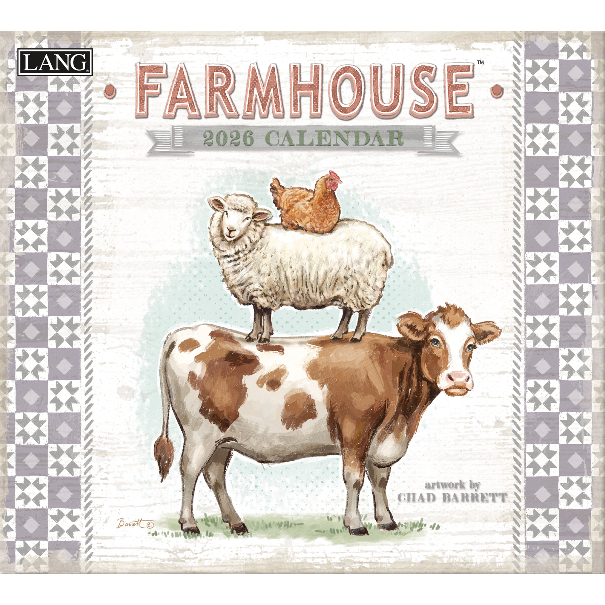 2026 LANG Farmhouse - Deluxe Wall Calendar
