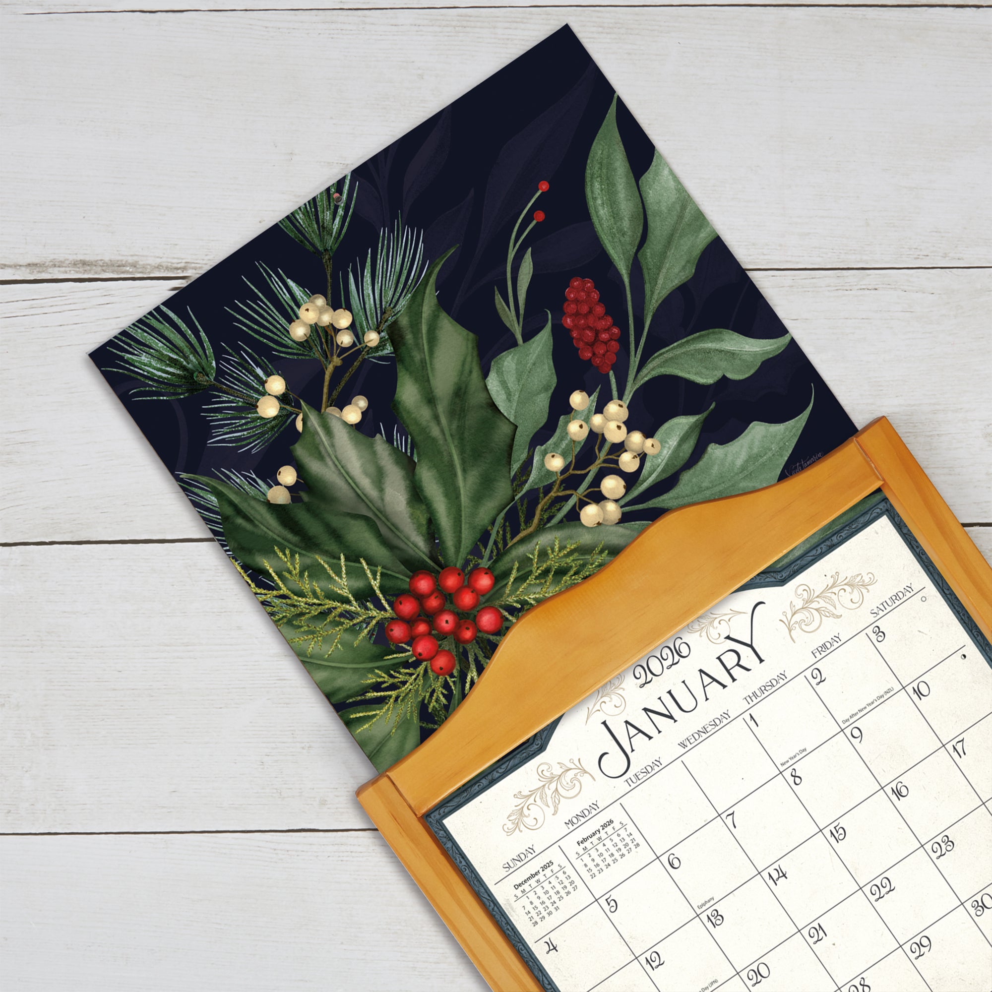 2026 LANG Midnight Garden - Deluxe Wall Calendar