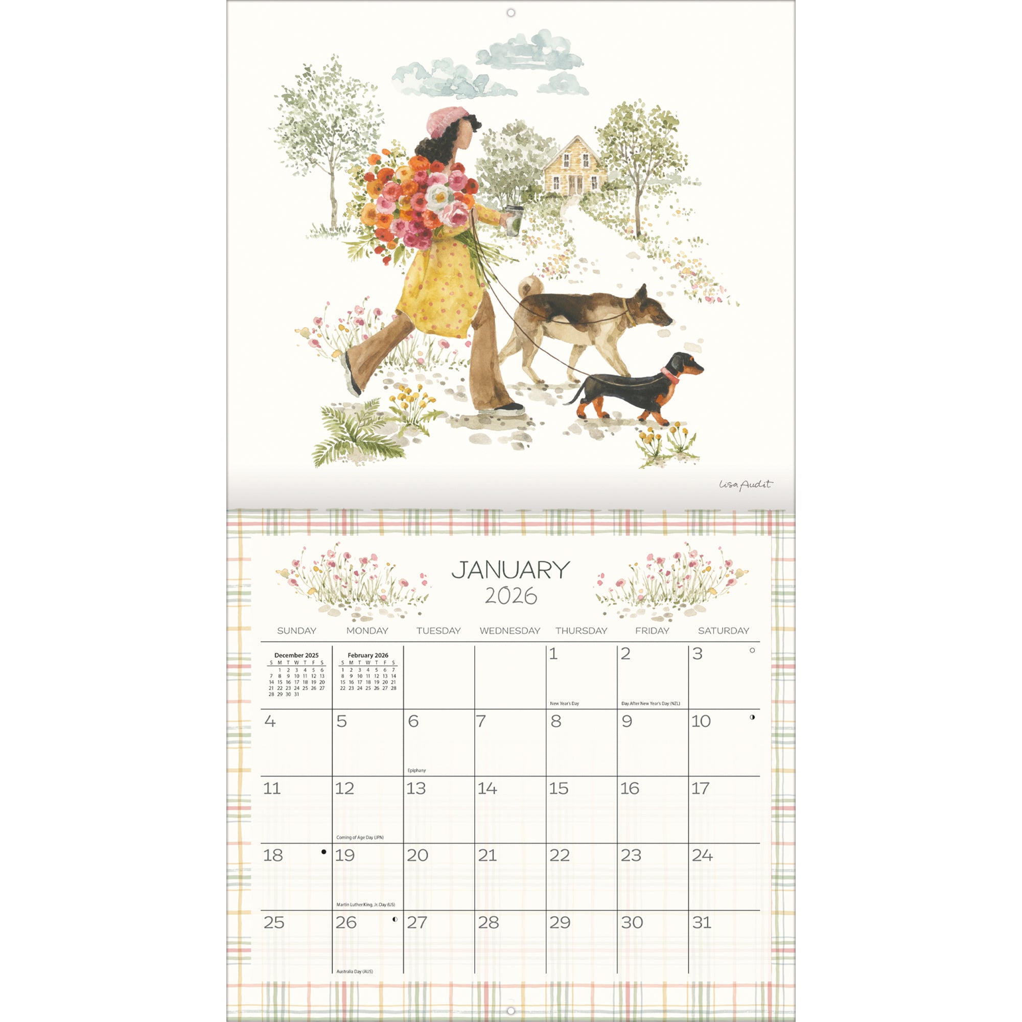 2026 LANG Blissful Moments - Deluxe Wall Calendar