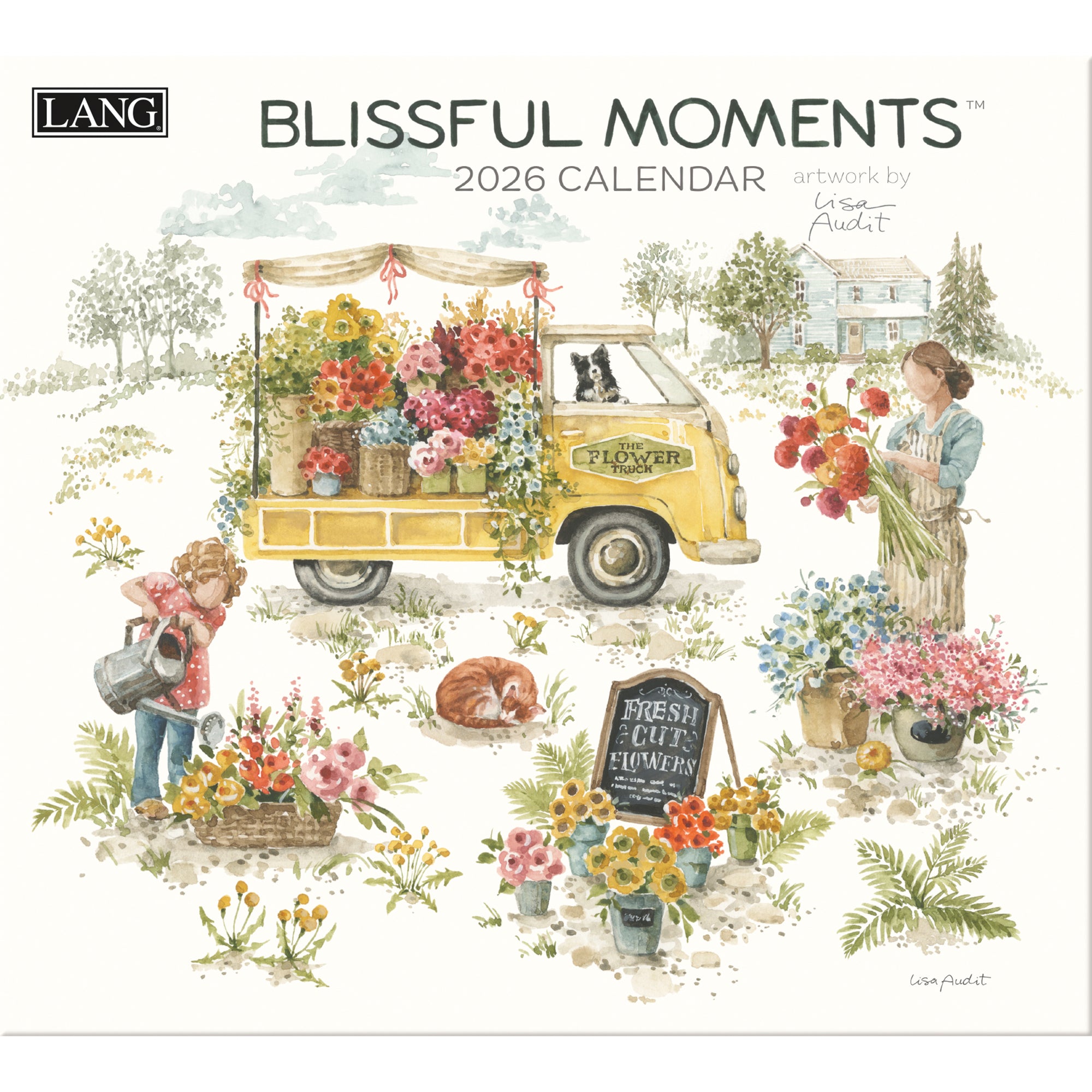 2026 LANG Blissful Moments - Deluxe Wall Calendar