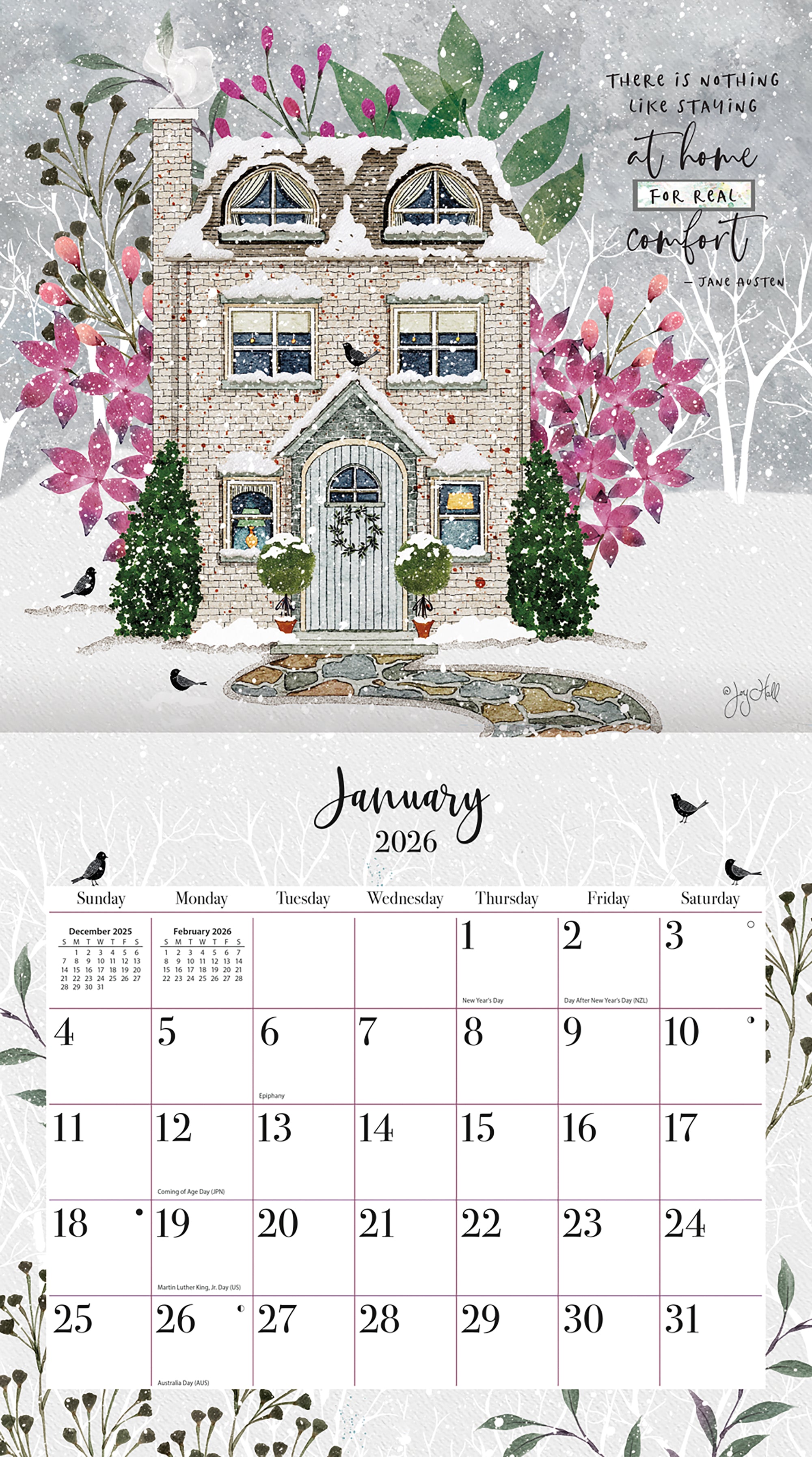 2026 LANG Bless This Home - Deluxe Wall Calendar