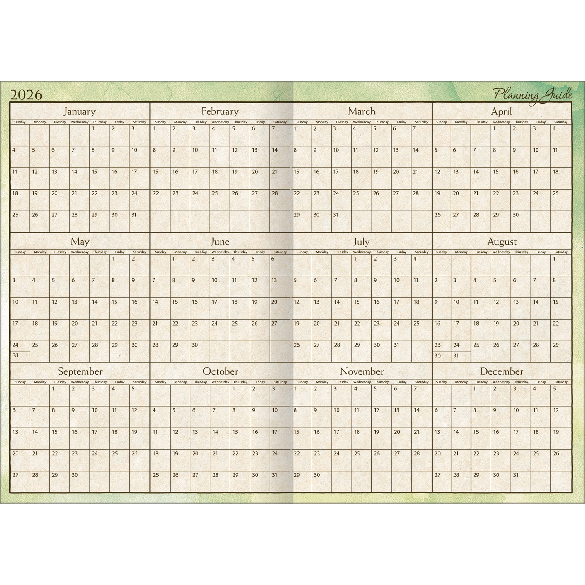 2026 LANG Bountiful Blessings™ - 13 Month Monthly Pocket Diary/Planner