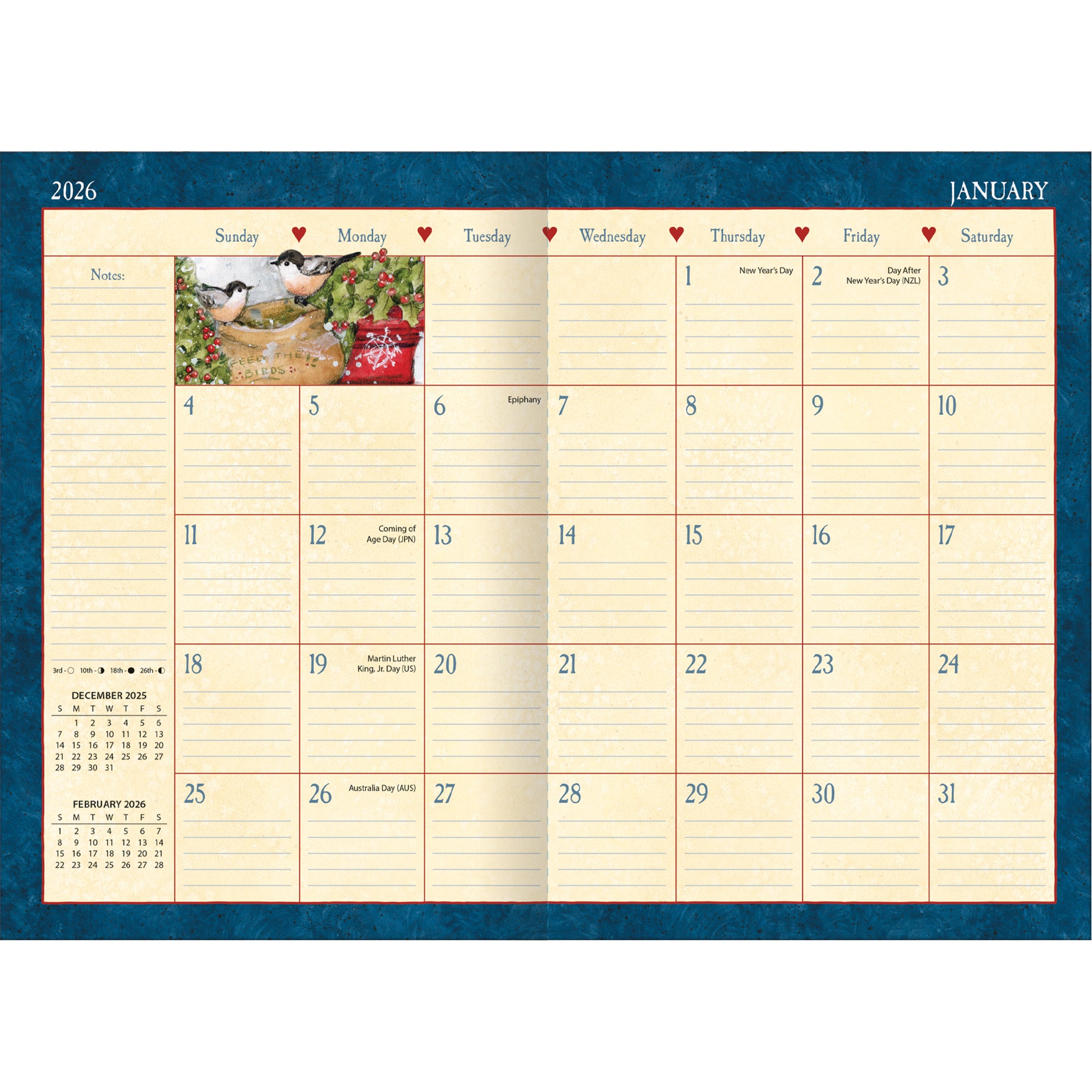2026 LANG Heart & Home® - 13 Month Monthly Pocket Diary/Planner