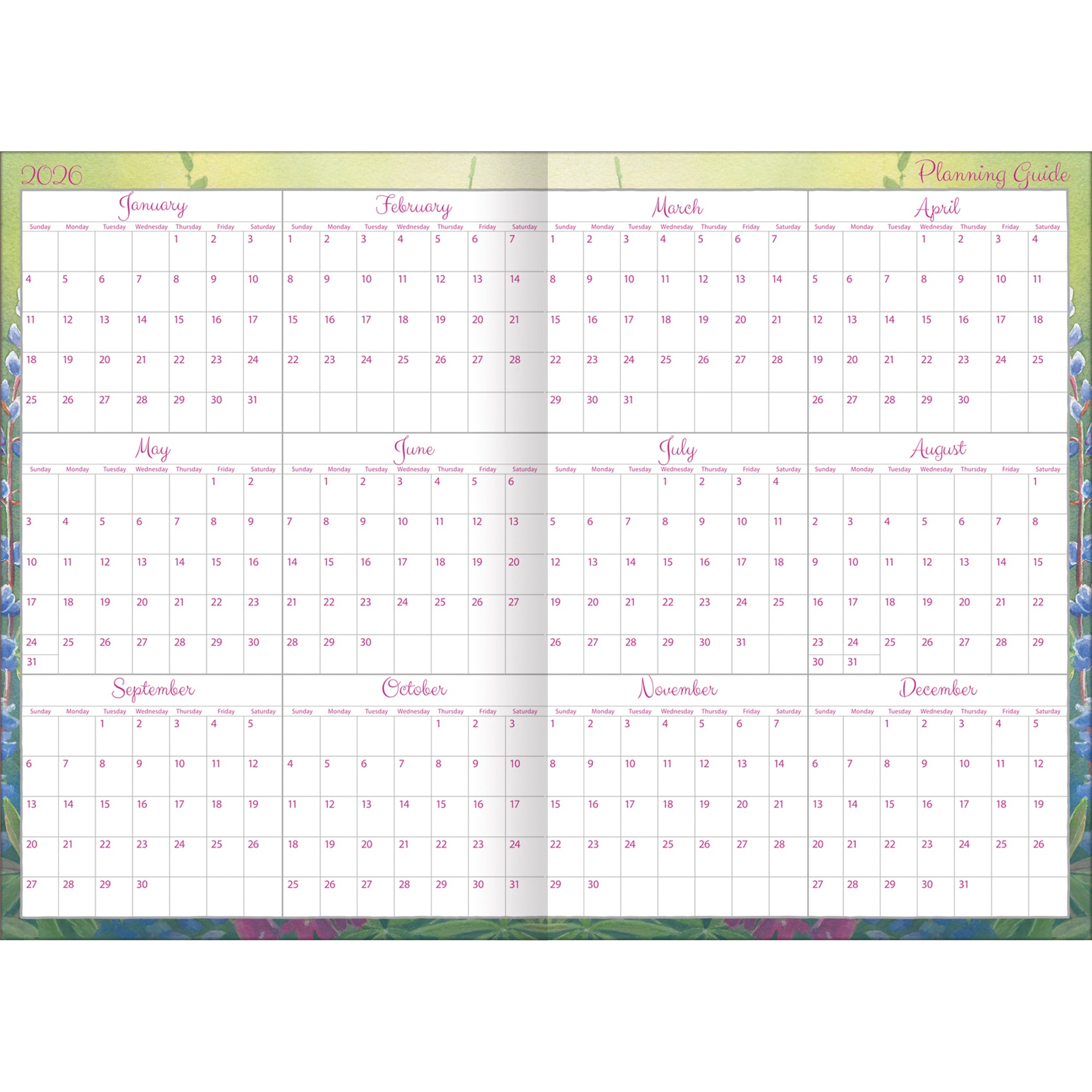 2026 LANG Songbirds™ - 13 Month Monthly Pocket Diary/Planner