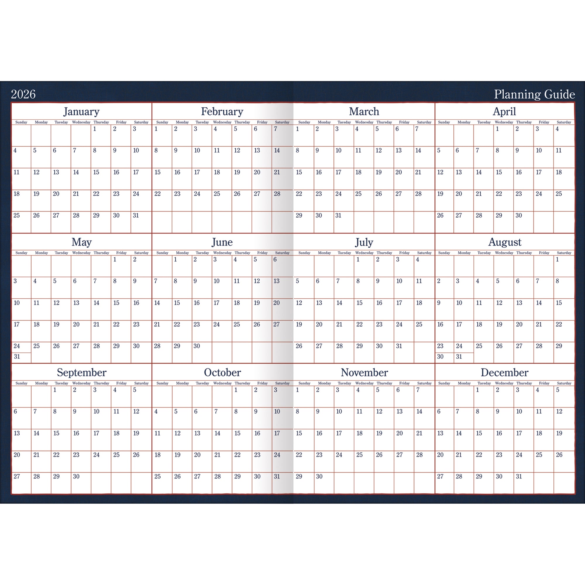 2026 LANG Linda Nelson Stocks - 13 Month Monthly Pocket Diary/Planner