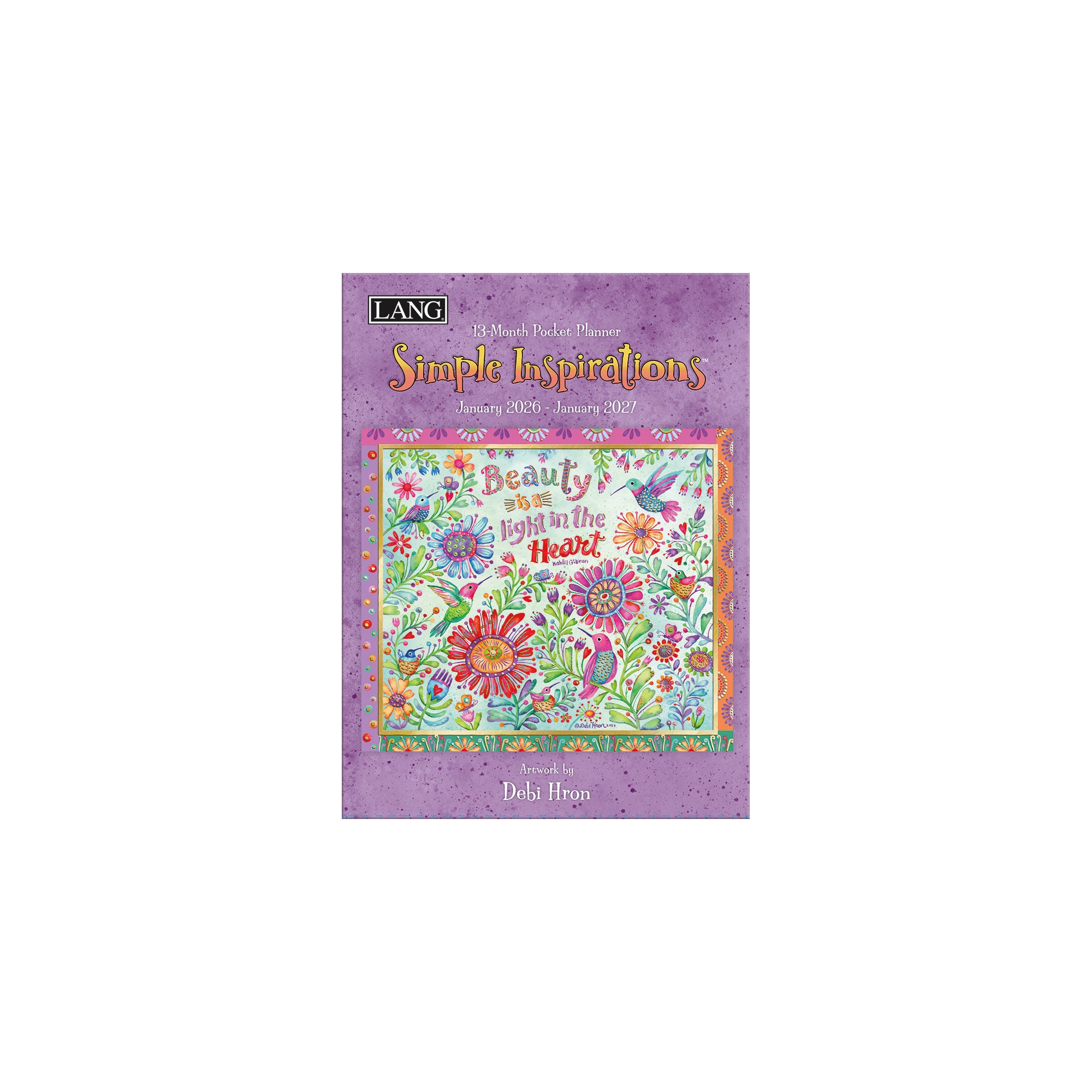 2026 LANG Simple Inspirations™ - 13 Month Monthly Pocket Diary/Planner