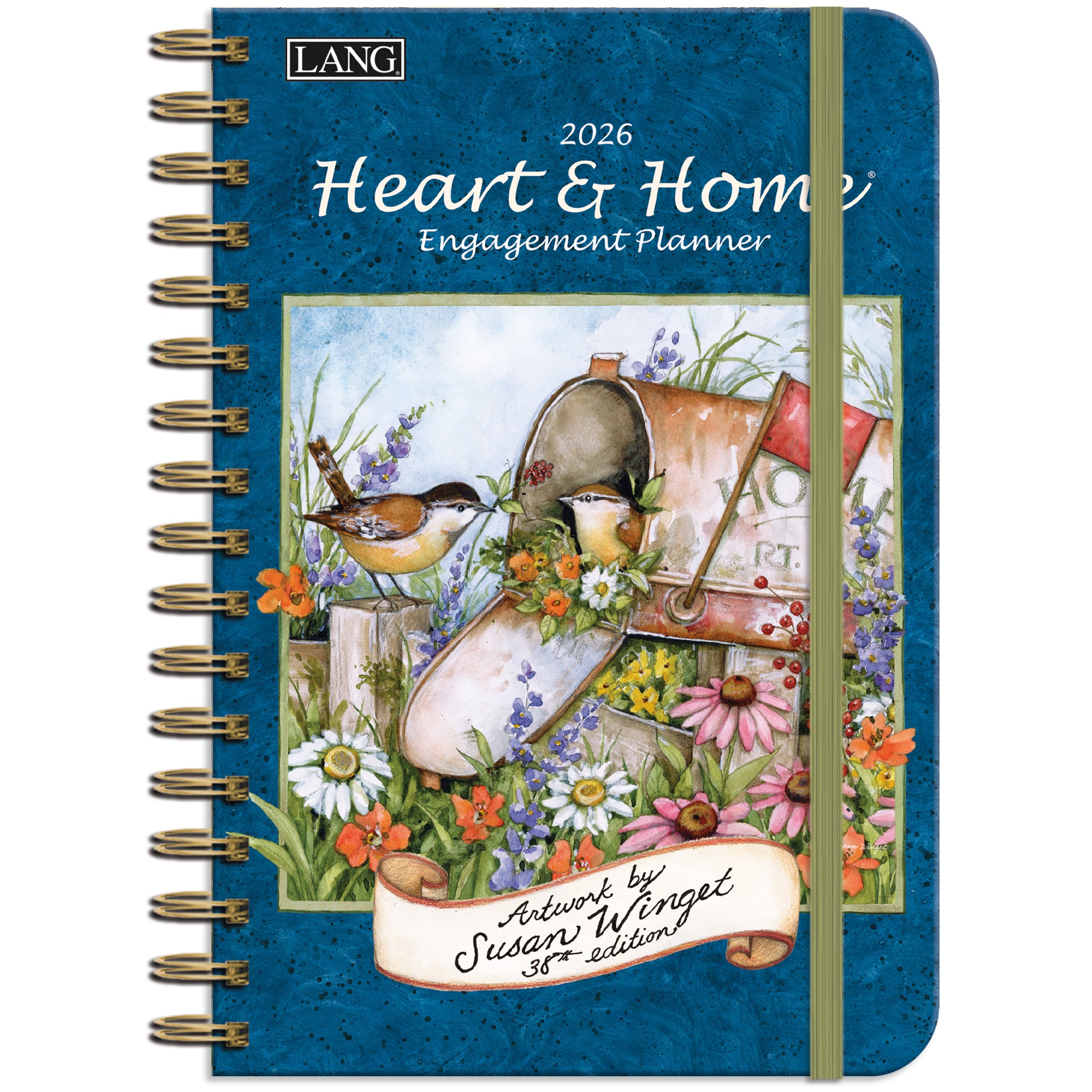 2026 LANG Heart & Home® - Spiral Monthly & Weekly Engagement Diary/Planner