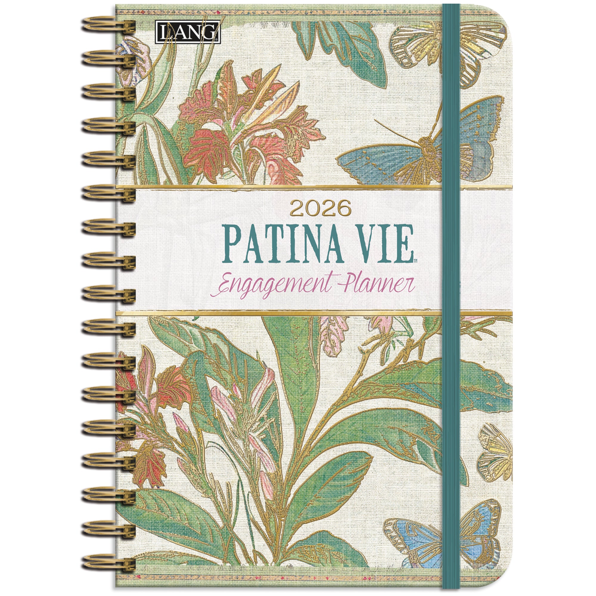 2026 LANG Patina Vie - Spiral Monthly & Weekly Engagement Diary/Planner