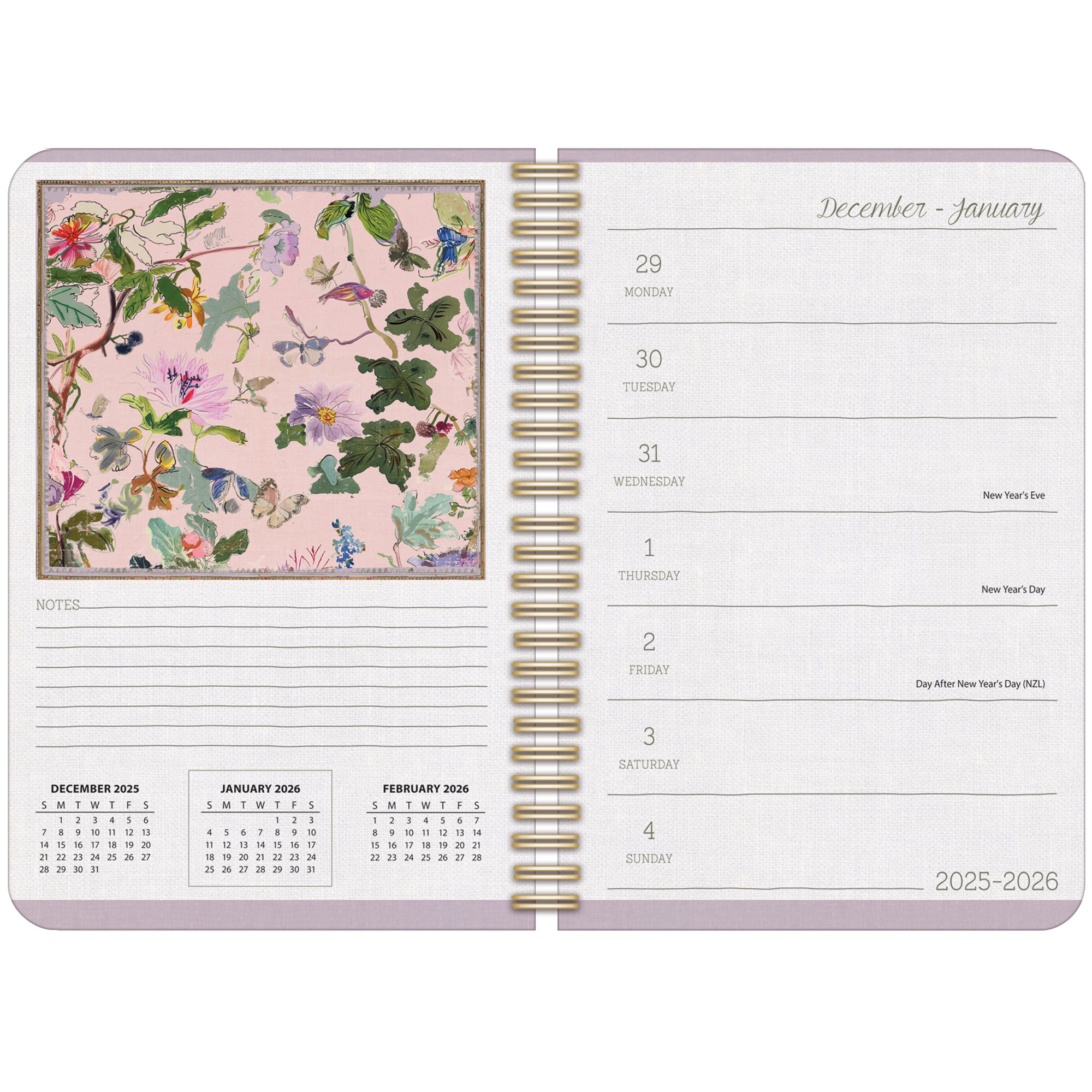 2026 LANG Patina Vie - Spiral Monthly & Weekly Engagement Diary/Planner