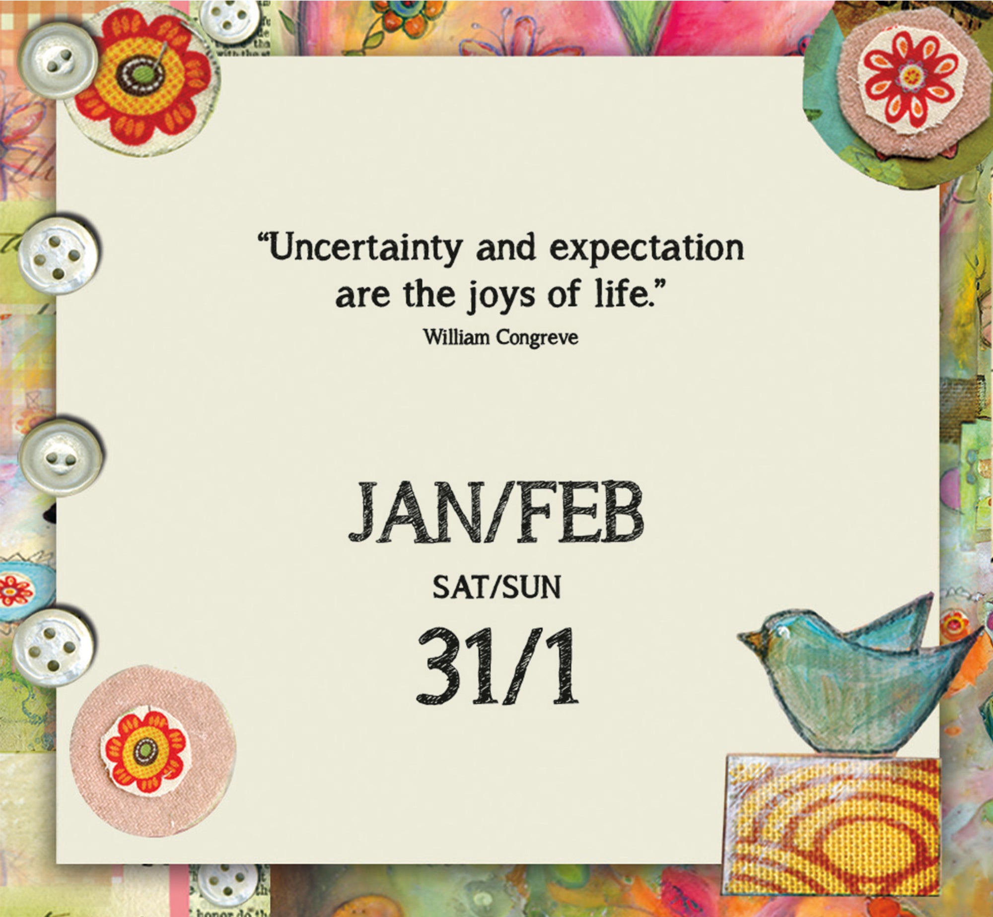 2026 LANG Live Love Dream - Mini Boxed Page-A-Day Calendar