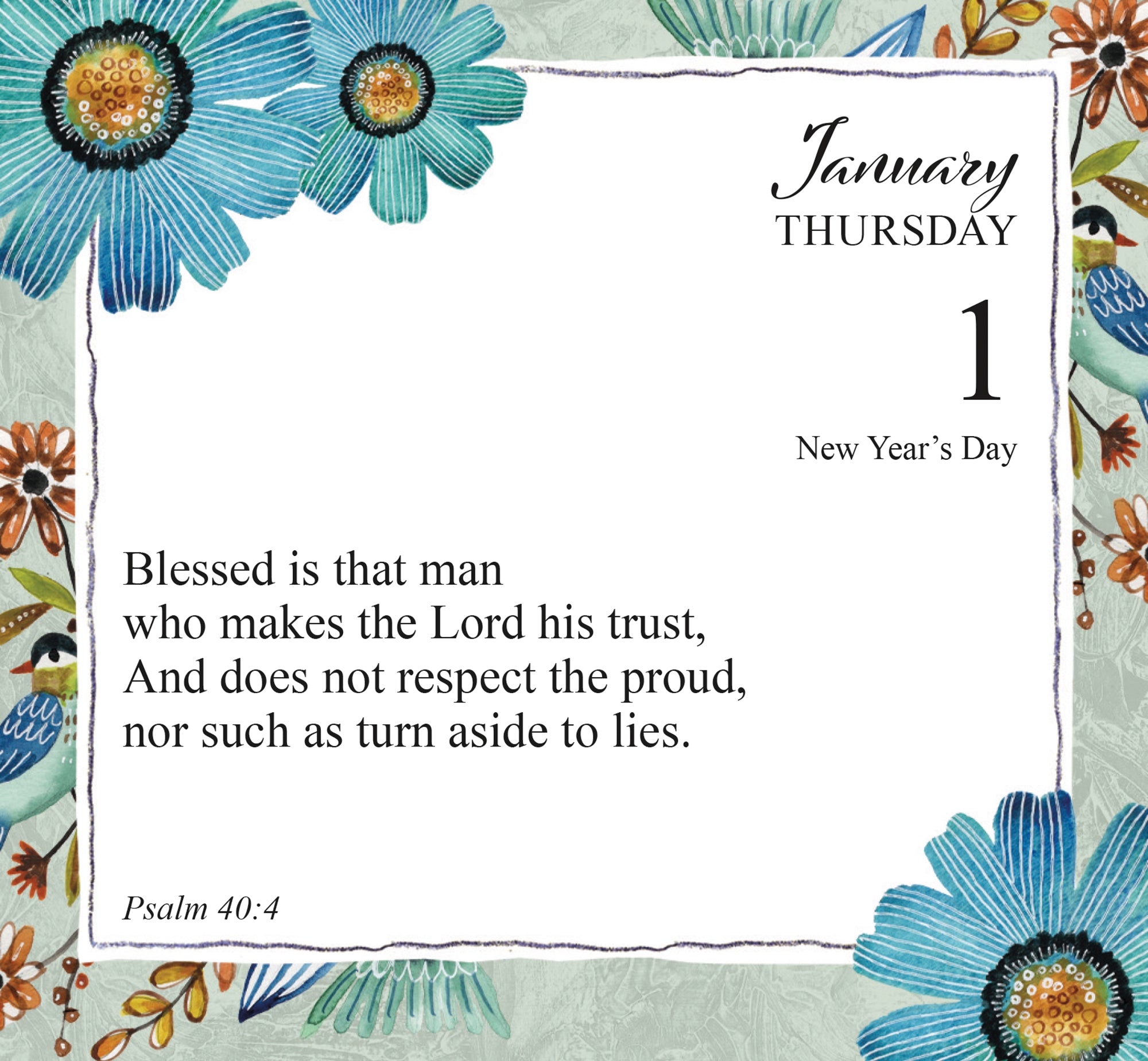 2026 LANG Psalms - Mini Boxed Page-A-Day Calendar