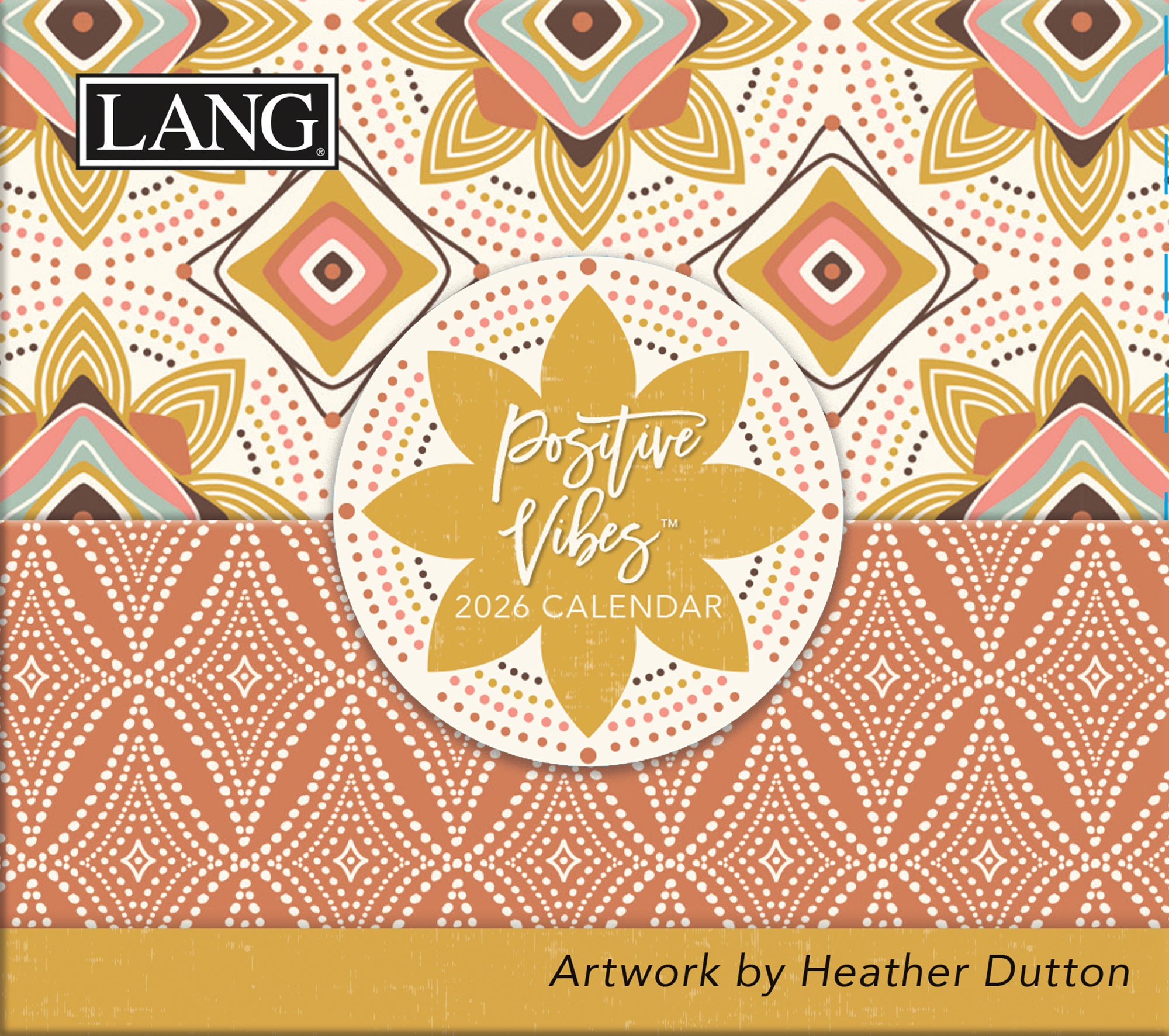 2026 LANG Positive Vibes - Mini Boxed Page-A-Day Calendar