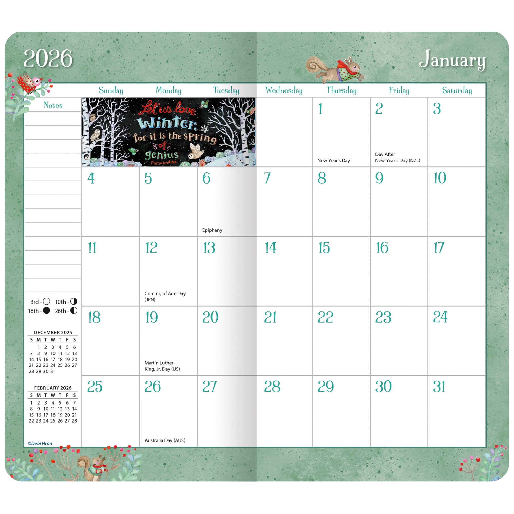 2026 LANG Simple Inspirations™ - Two Year Pocket Diary/Planner