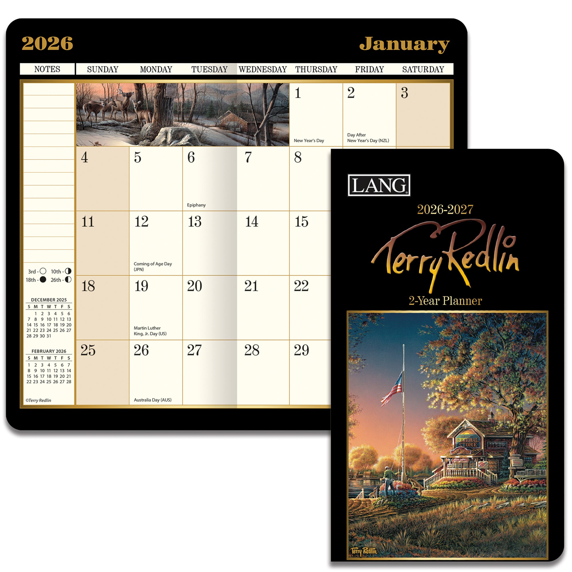 2026 LANG Terry Redlin - Two Year Pocket Diary/Planner