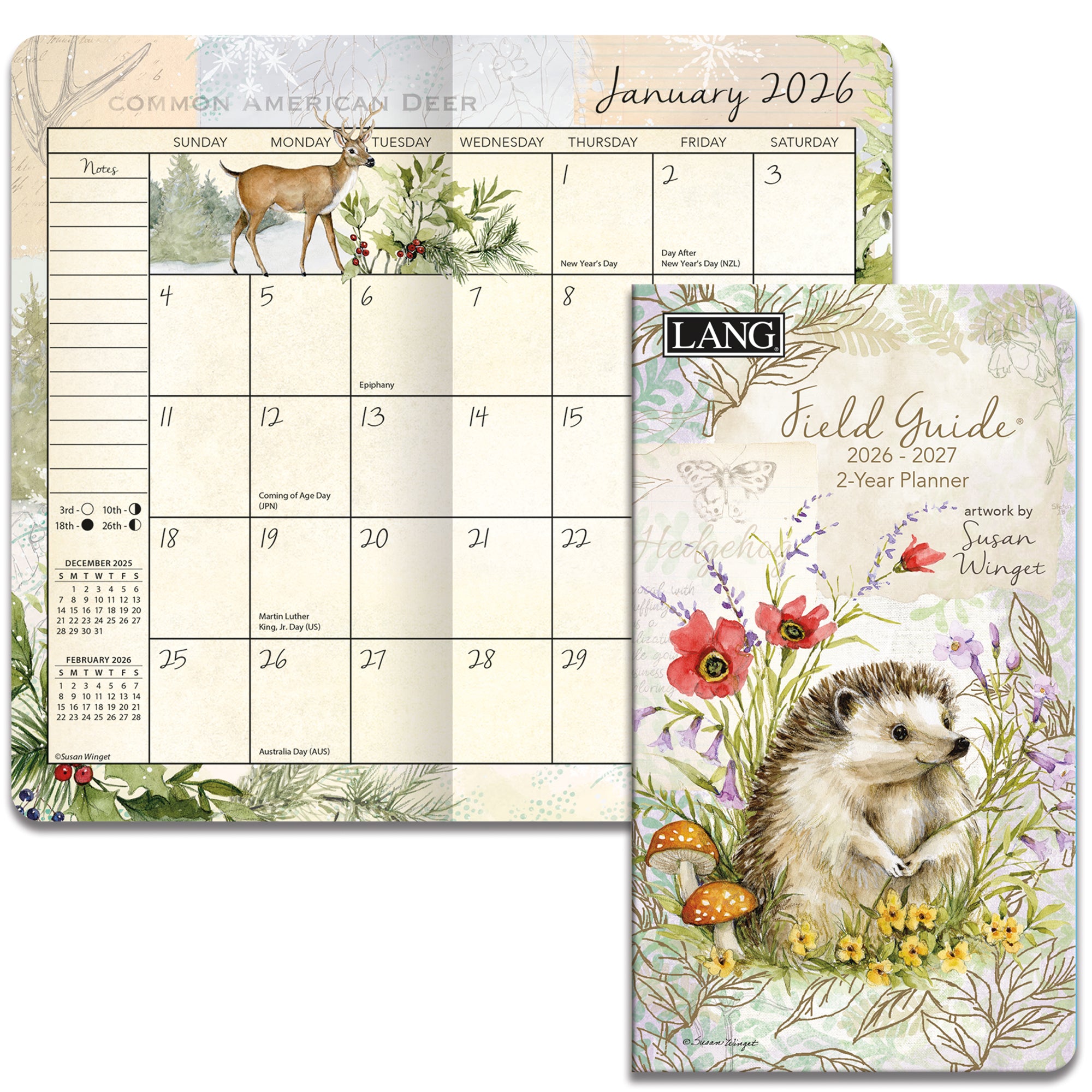 2026 LANG Field Guide - Two Year Pocket Diary/Planner