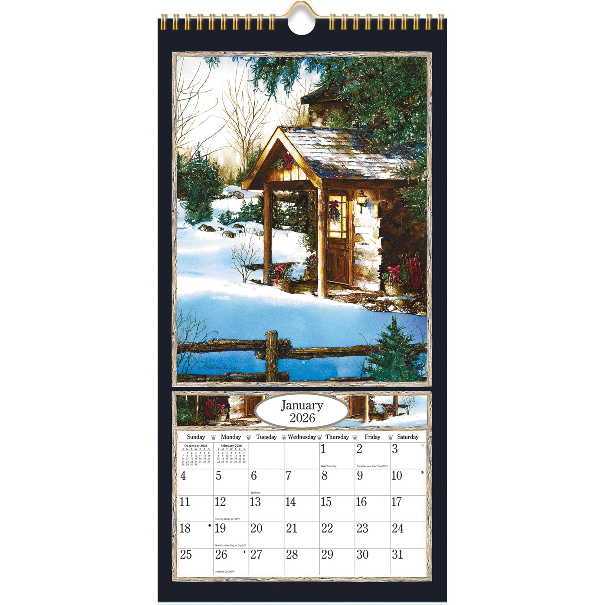 2026 LANG Country Welcome - Slim Vertical Wall Calendar