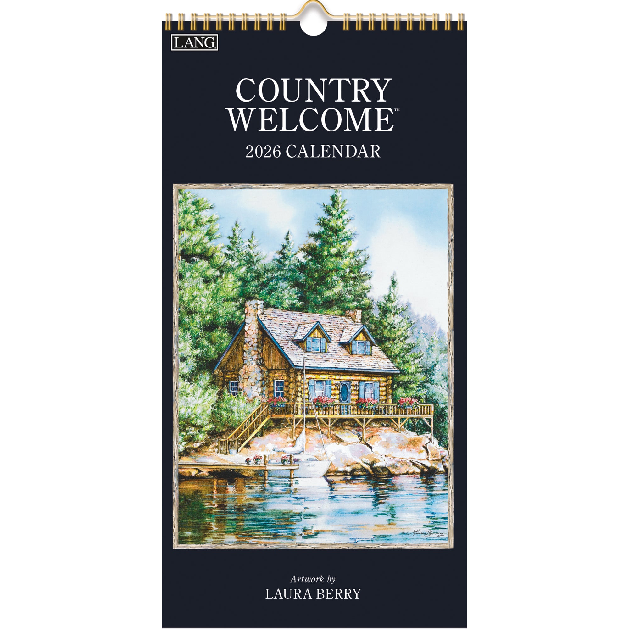 2026 LANG Country Welcome - Slim Vertical Wall Calendar