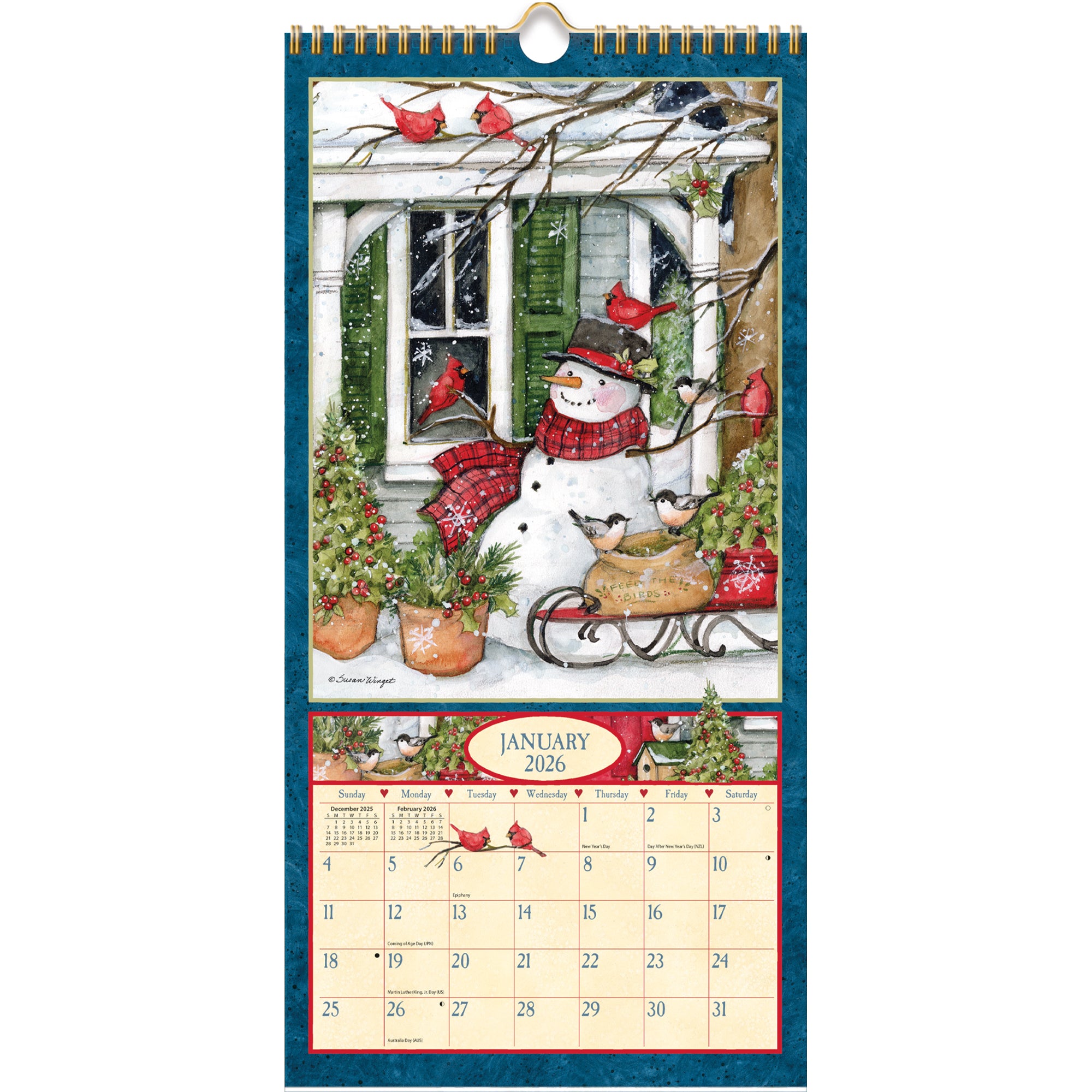 2026 LANG Heart & Home® - Slim Vertical Wall Calendar