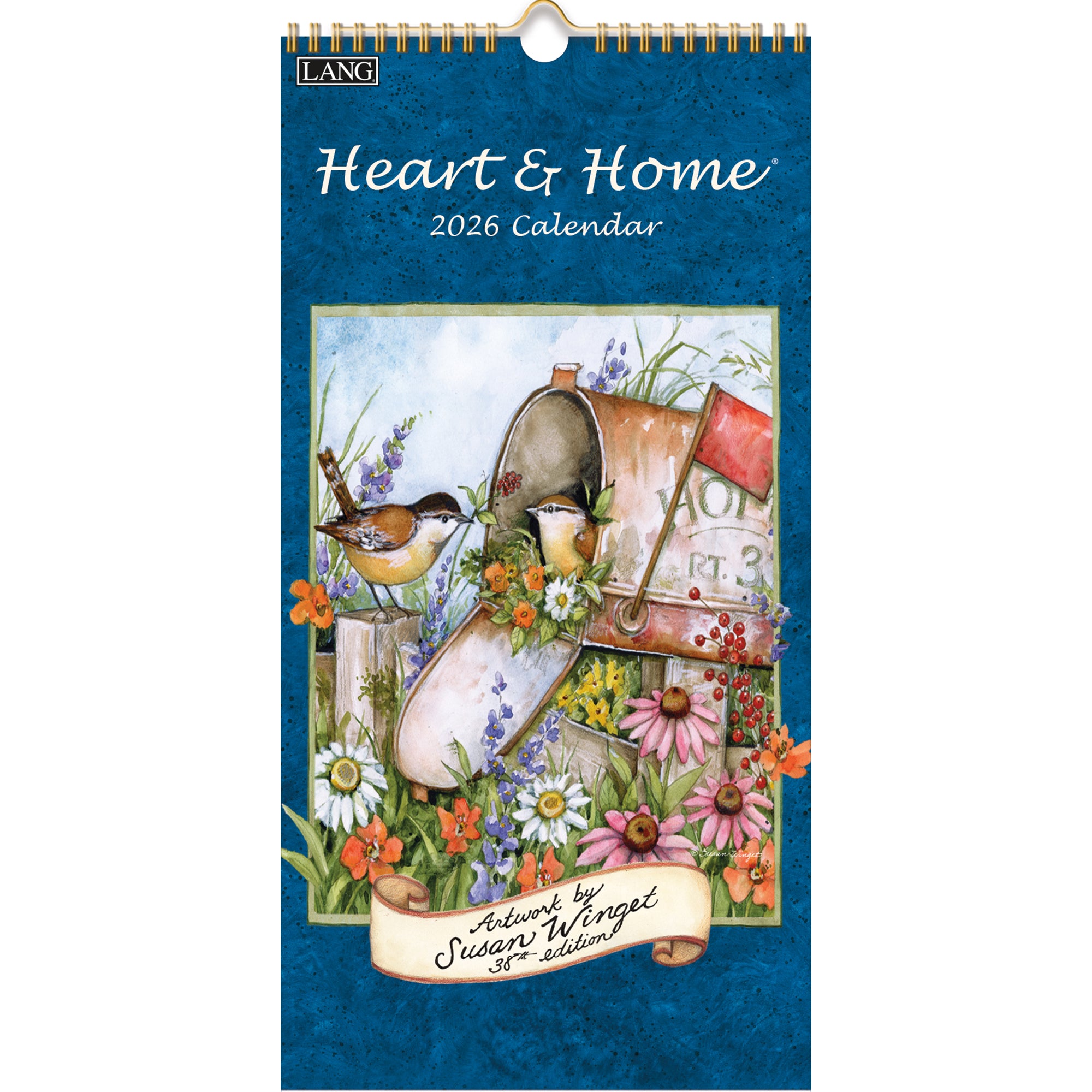 2026 LANG Heart & Home® - Slim Vertical Wall Calendar