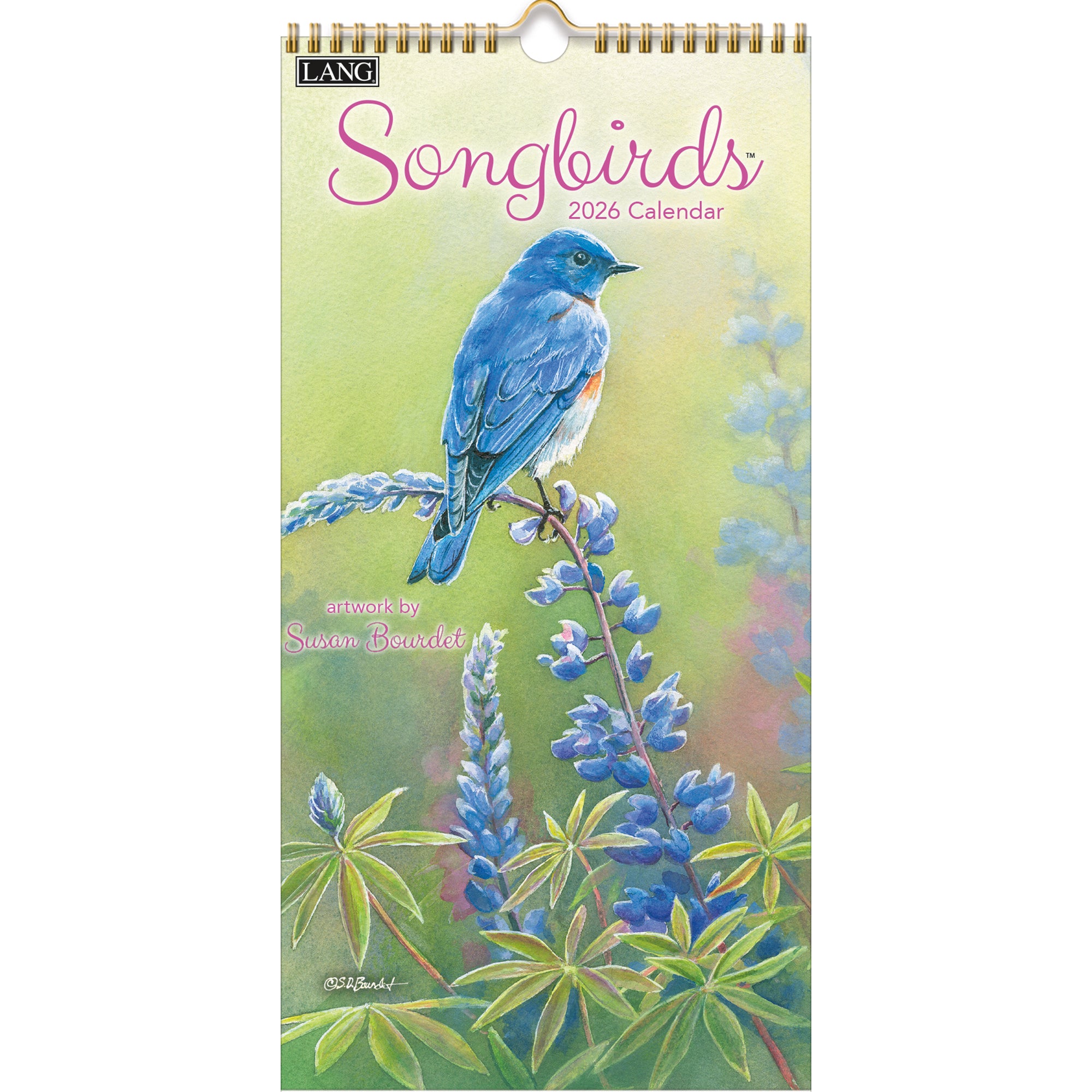 2026 LANG Songbirds™ - Slim Vertical Wall Calendar