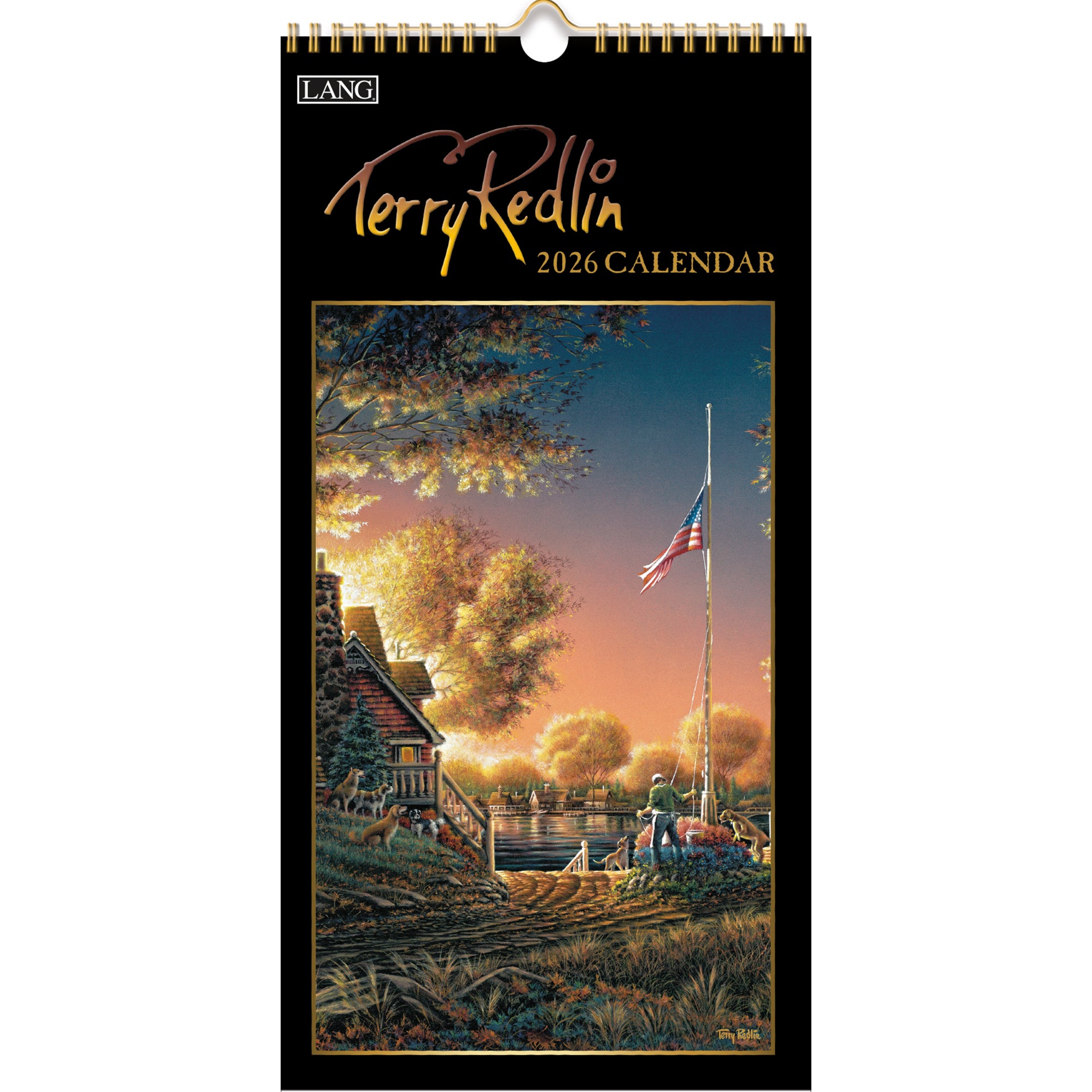 2026 LANG Terry Redlin - Slim Vertical Wall Calendar