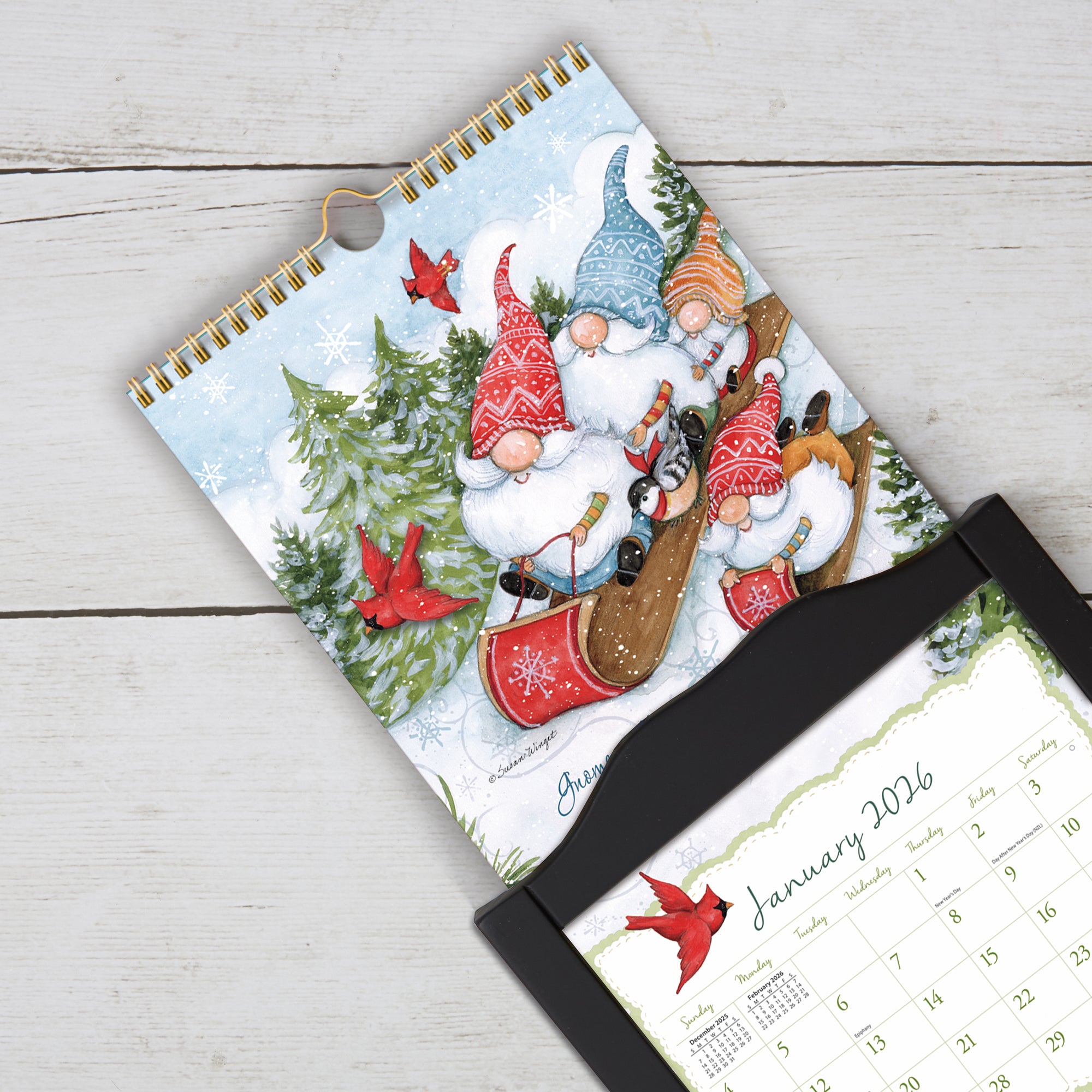 2026 LANG Gnome Sweet Gnome - Slim Vertical Wall Calendar