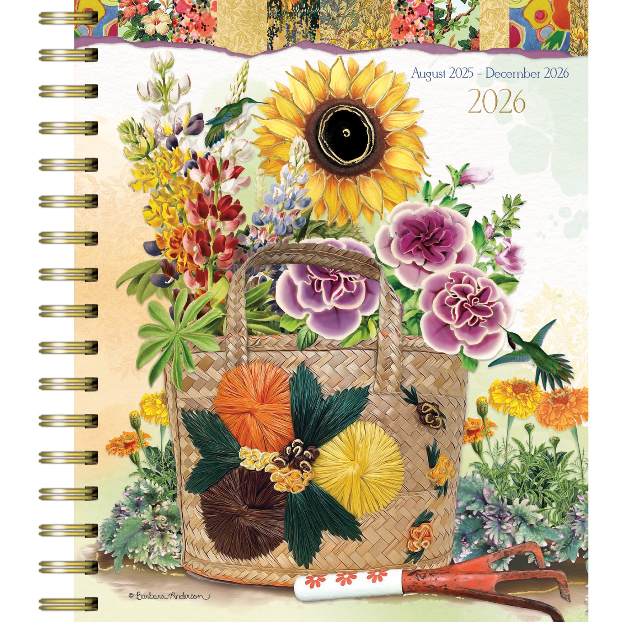 2026 LANG Botanical Gardens - 17 Month Weekly Monthly Agenda Diary/Planner