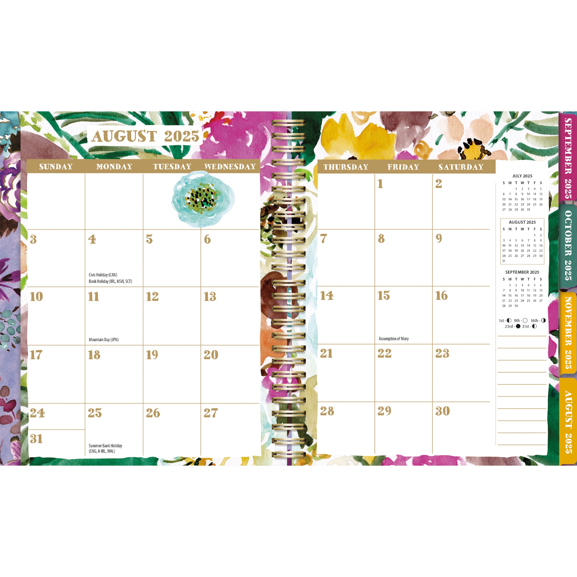 2026 LANG Grow Wild - 17 Month Weekly Monthly Agenda Diary/Planner