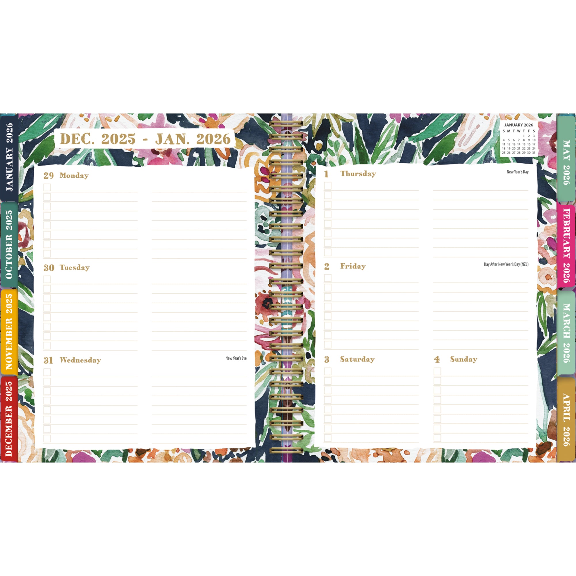2026 LANG Grow Wild - 17 Month Weekly Monthly Agenda Diary/Planner