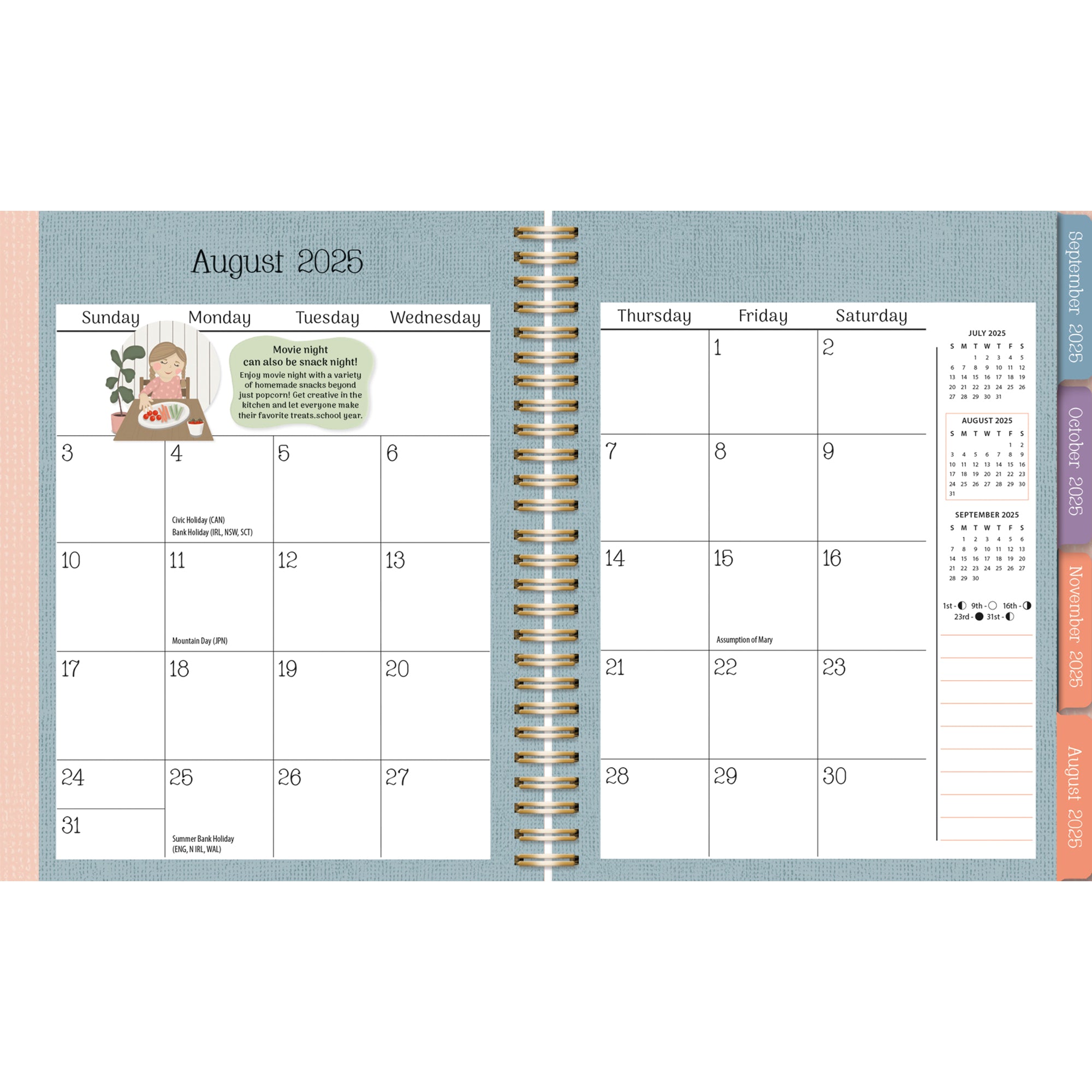 2026 LANG Mom's - 17 Month Weekly Monthly Agenda Diary/Planner