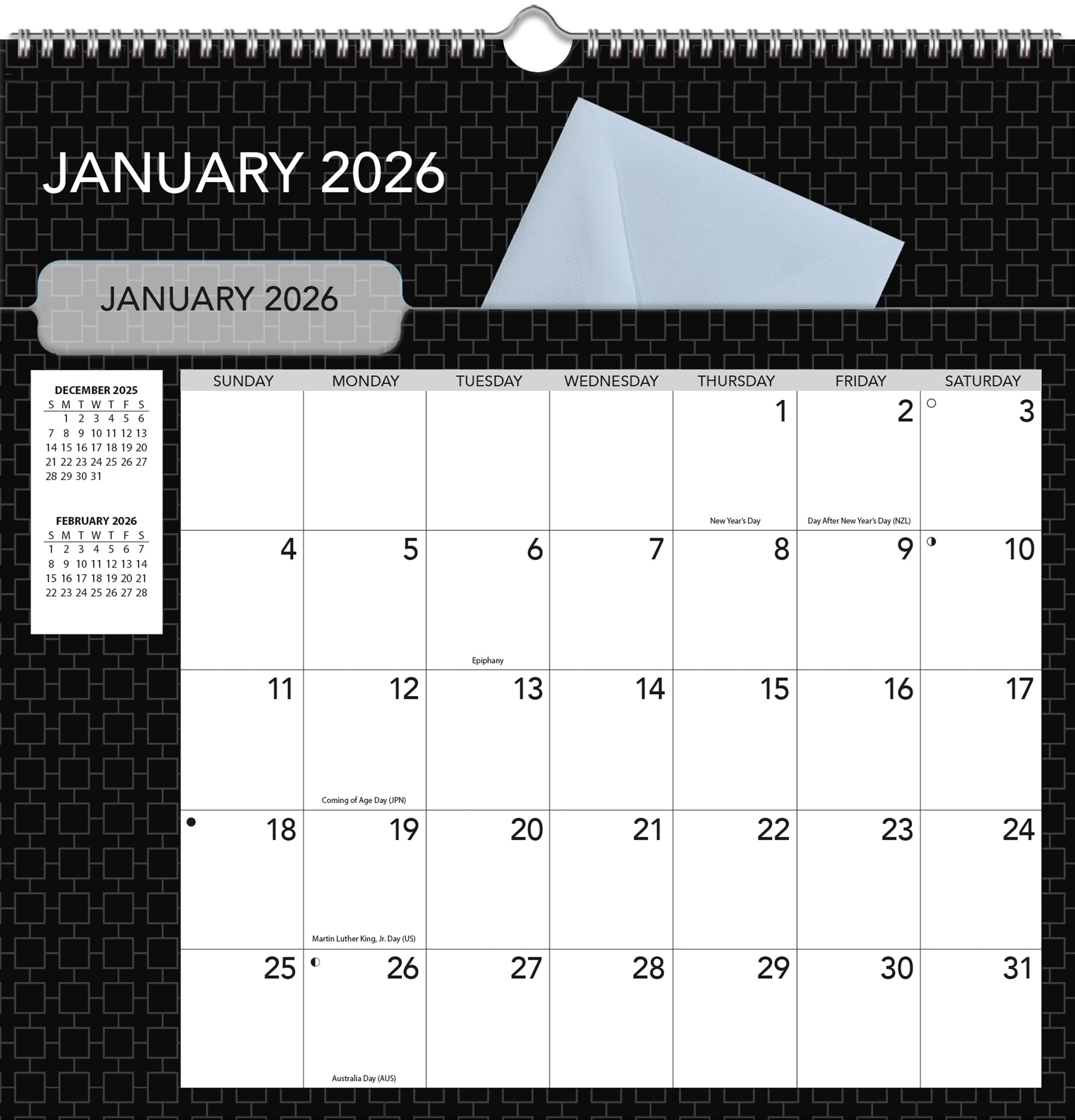 2026 LANG Office - File-It Square Wall Calendar