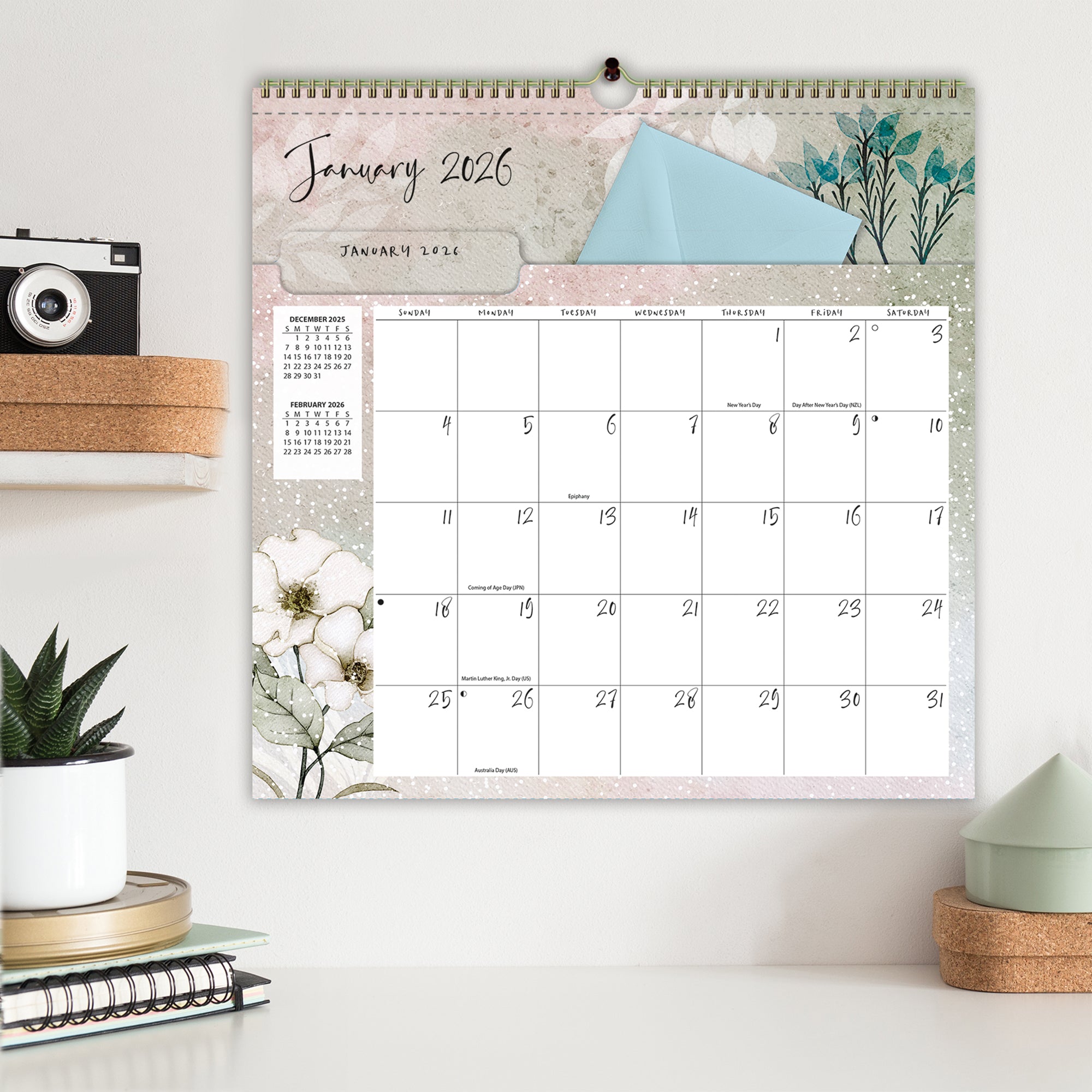 2026 LANG Country Pleasures - File-It Square Wall Calendar