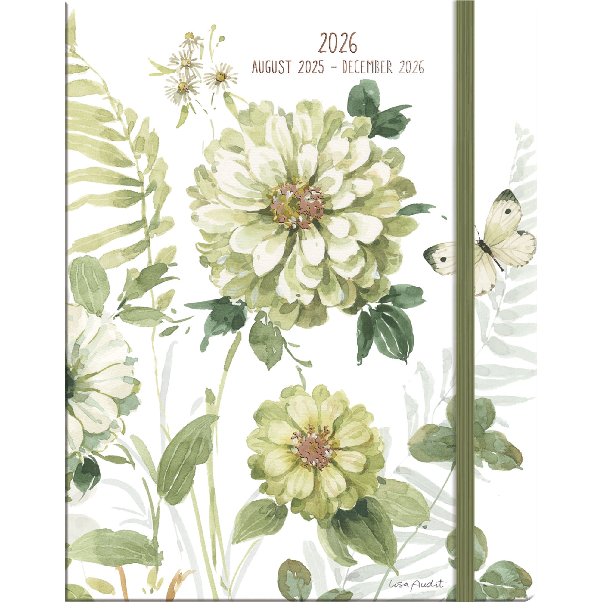 2026 LANG Watercolor Wonder - 17 Month Monthly Diary/Planner