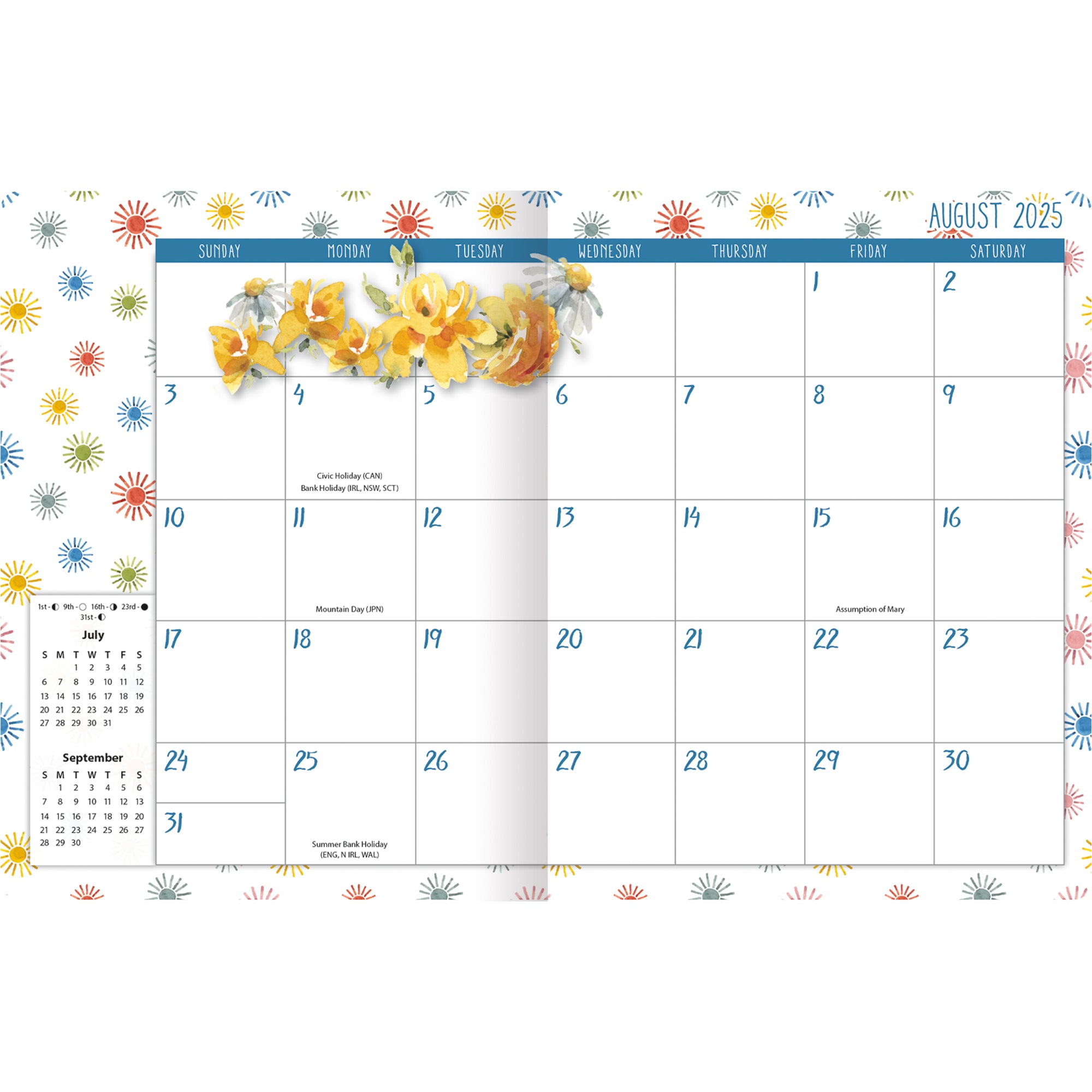 2026 LANG Watercolor Wonder - Monthly Pocket Diary/Planner