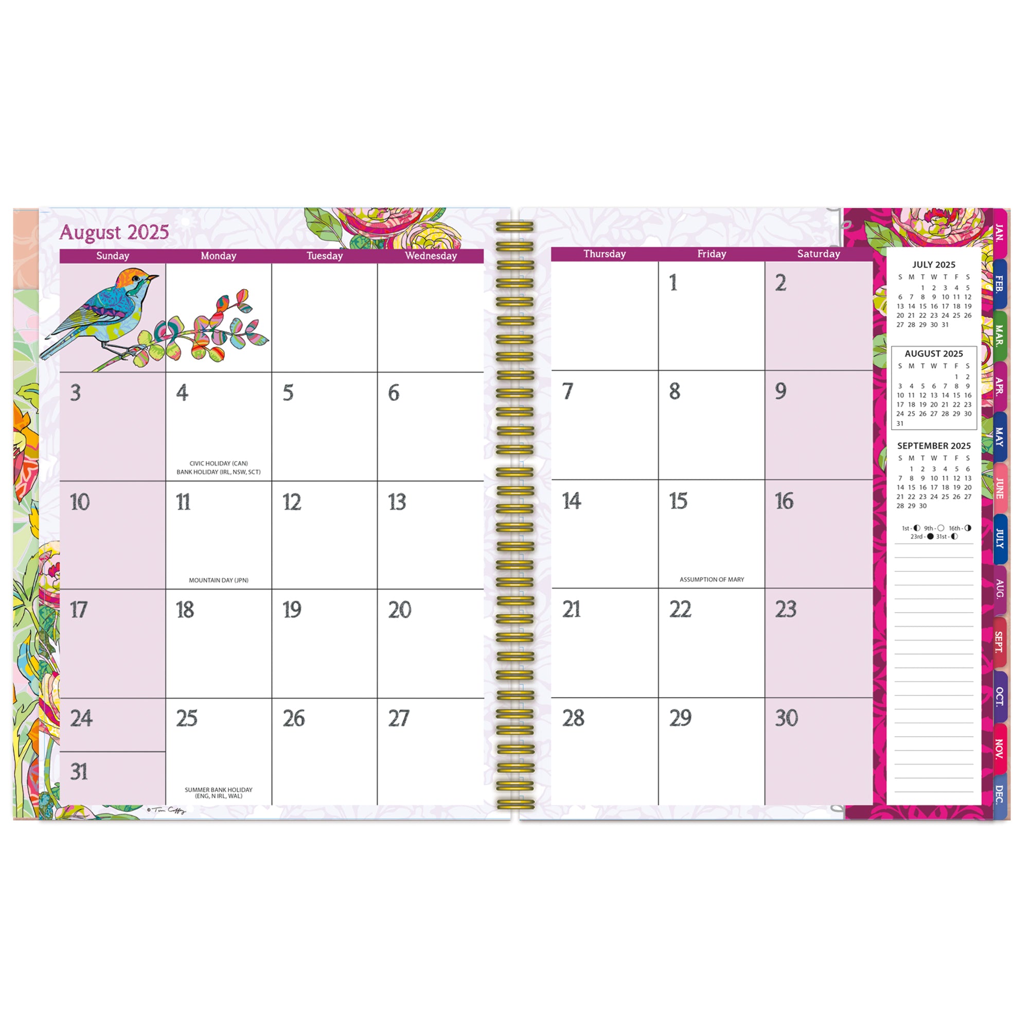 2026 LANG Ladybird - 17 Month Weekly Monthly Deluxe Diary/Planner