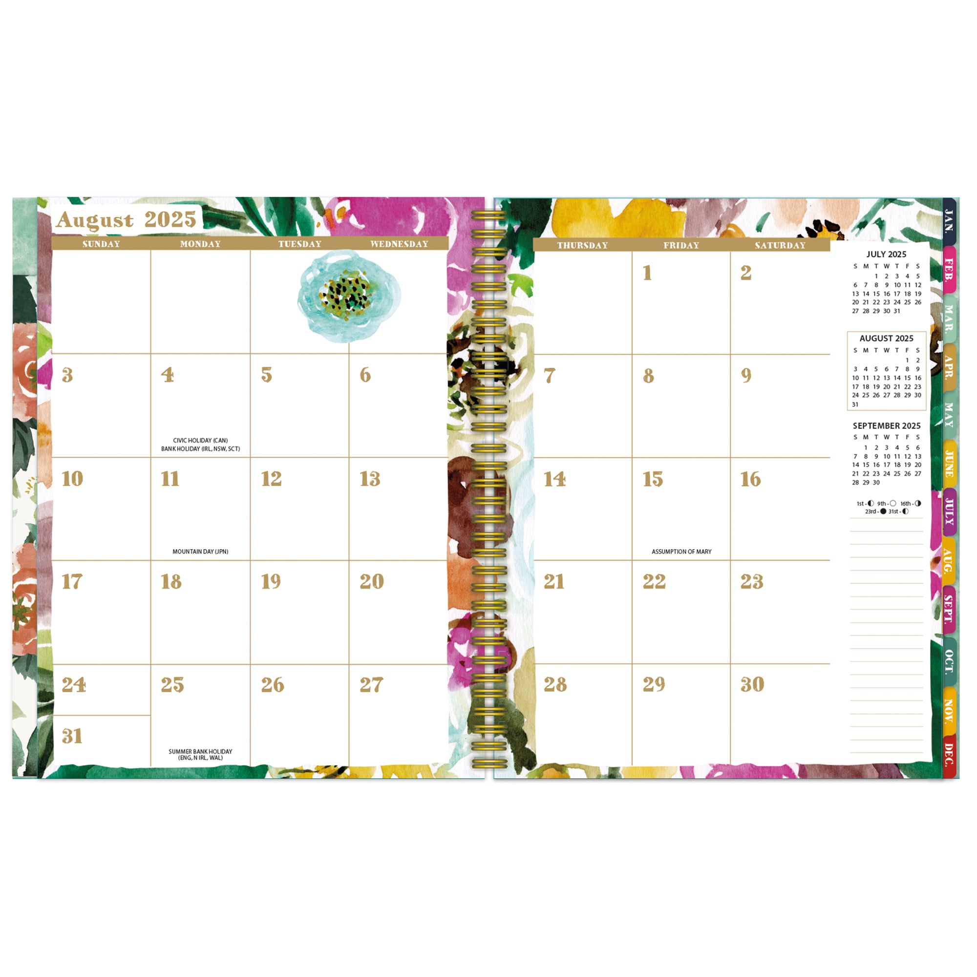 2026 LANG Grow Wild - 17 Month Weekly Monthly Deluxe Diary/Planner