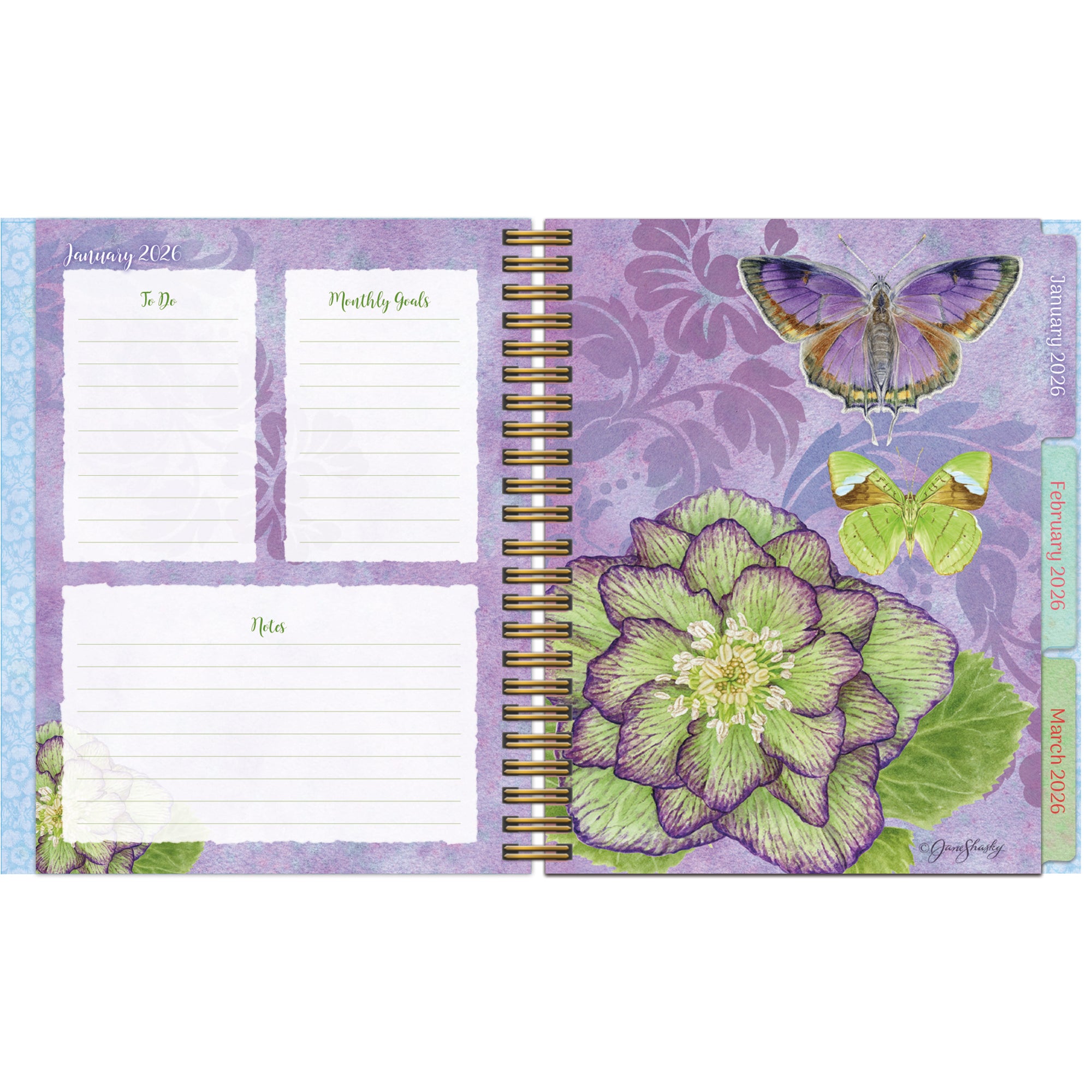2026 LANG Butterflies - File It Weekly Monthly Diary/Planner