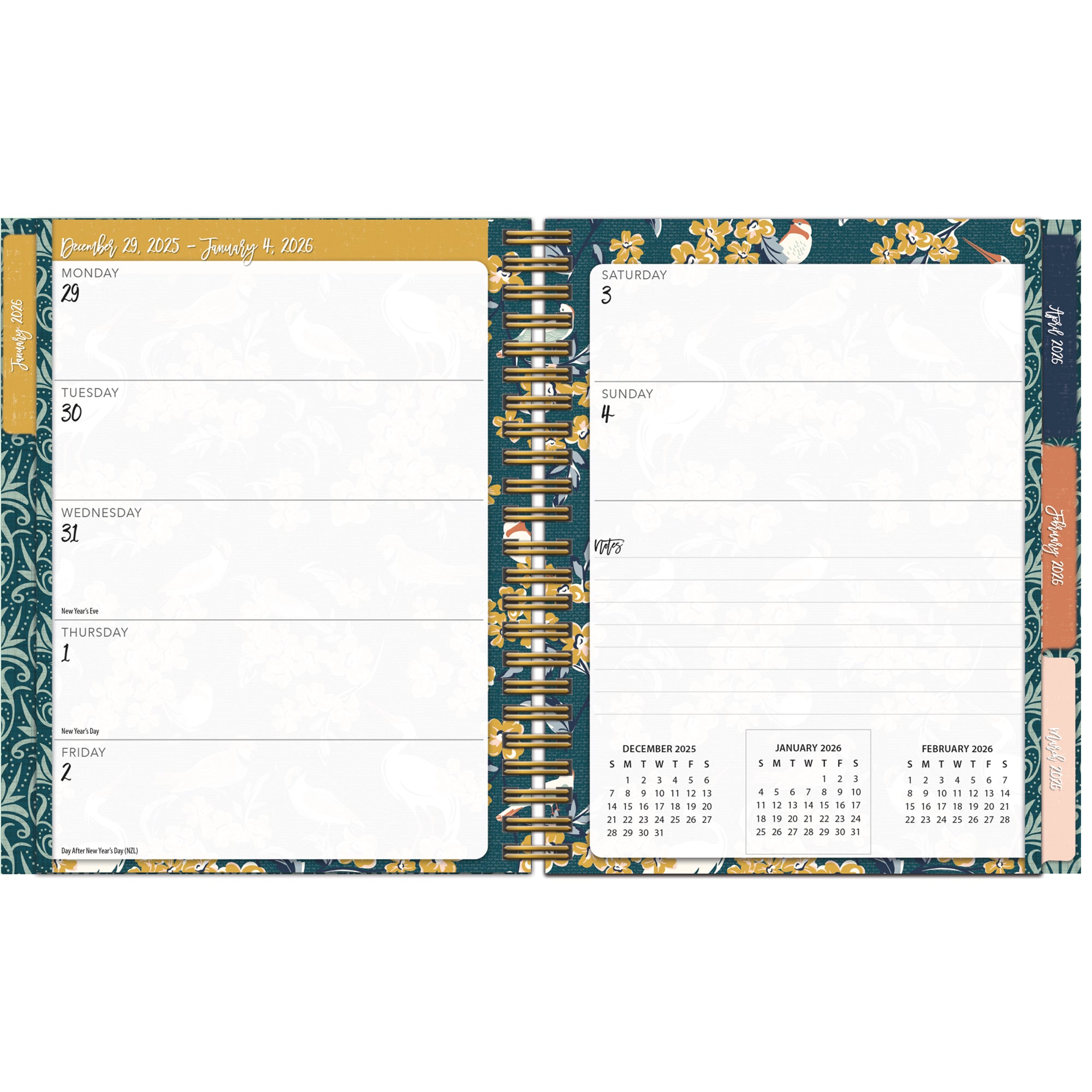 2026 LANG Flora & Fauna - File It Weekly Monthly Diary/Planner